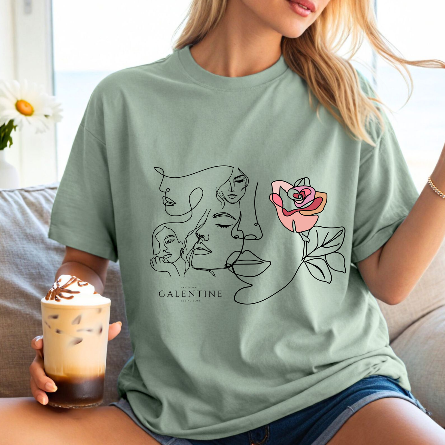 Galentine Social club T-shirt