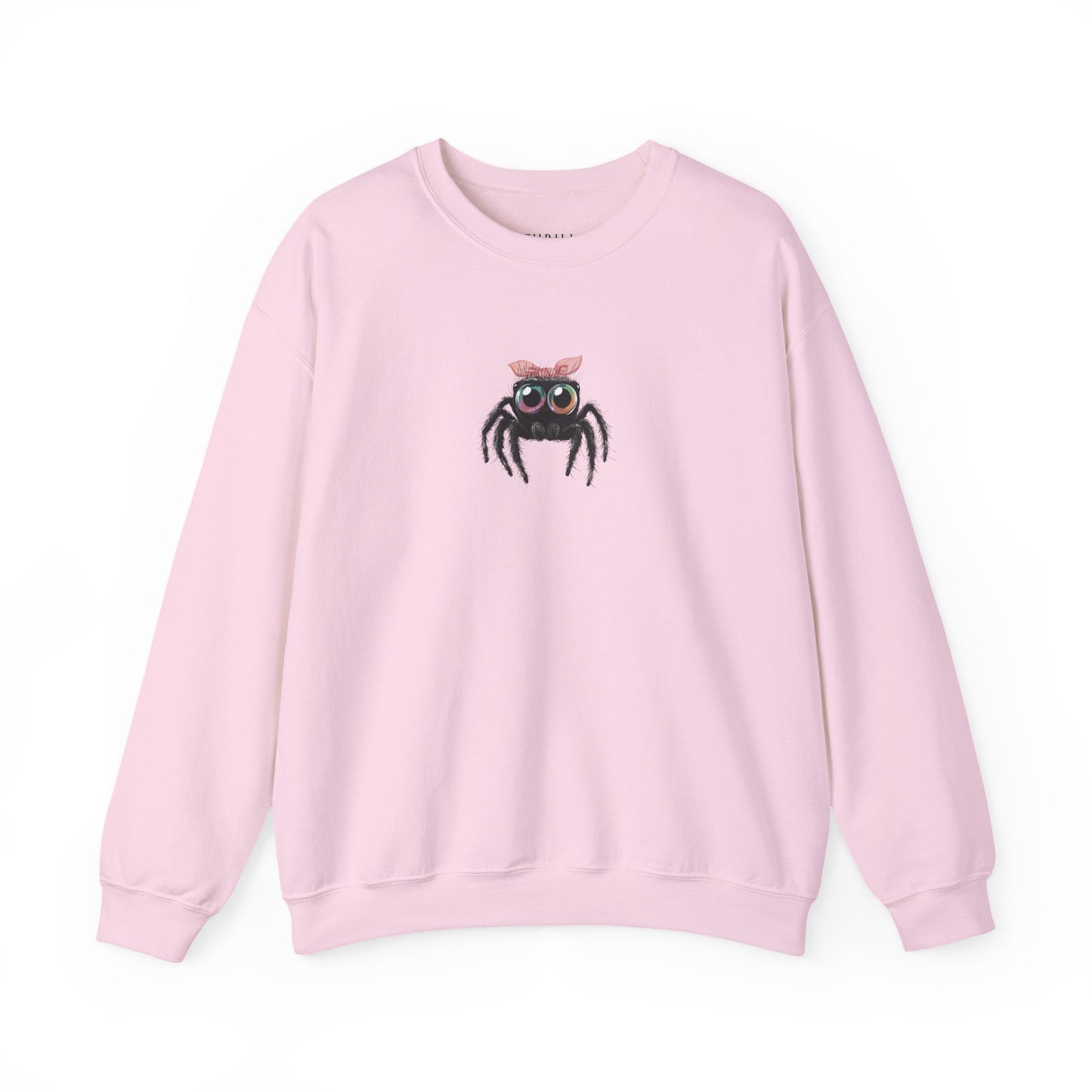 Pink Bow Jumping Spider Sweatshirt