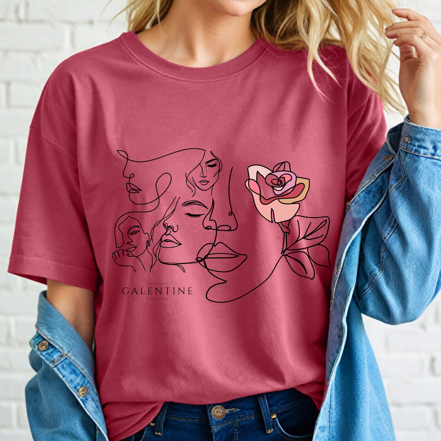Galentine Social club T-shirt