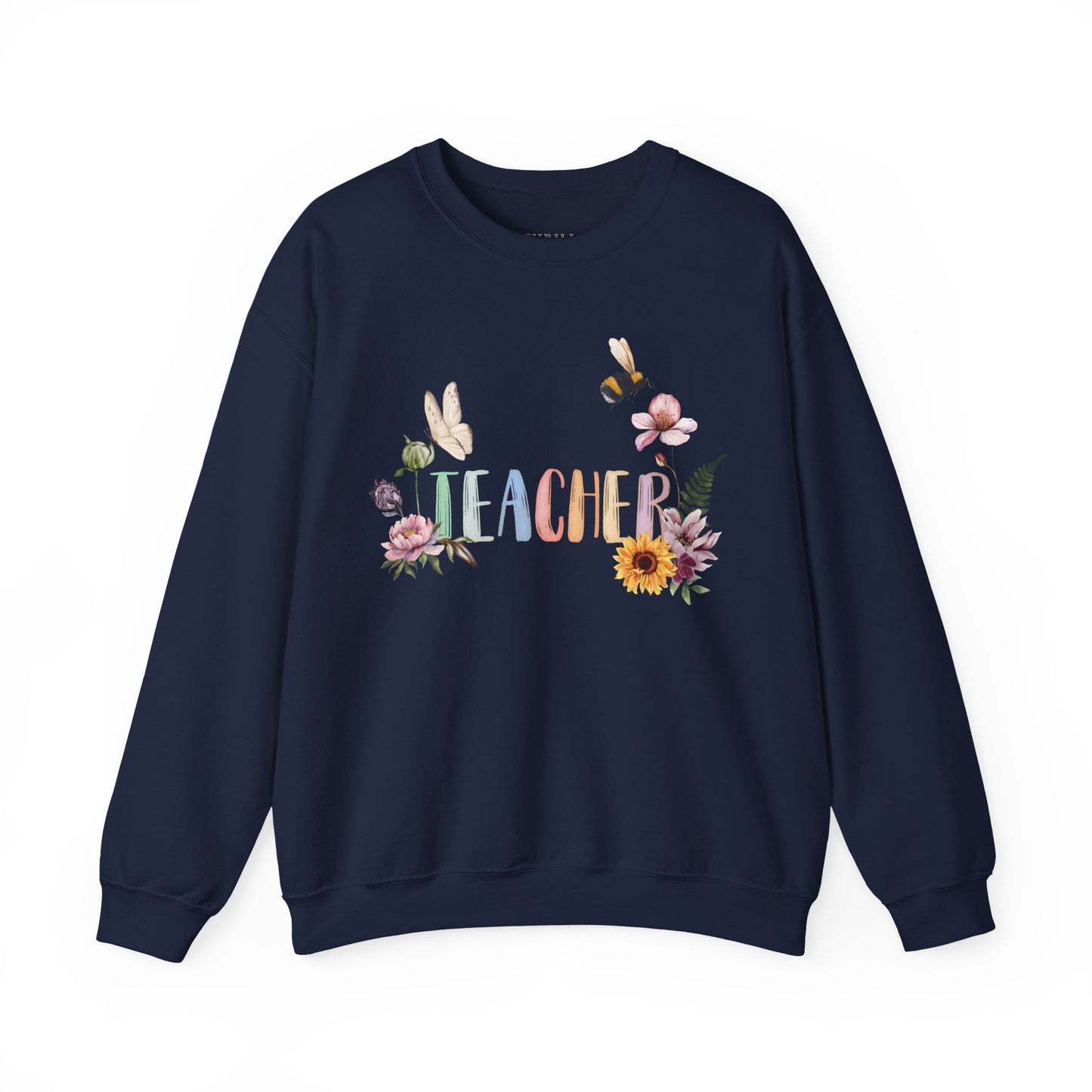 Wildflower Watercolor Teacher Sweatshirt