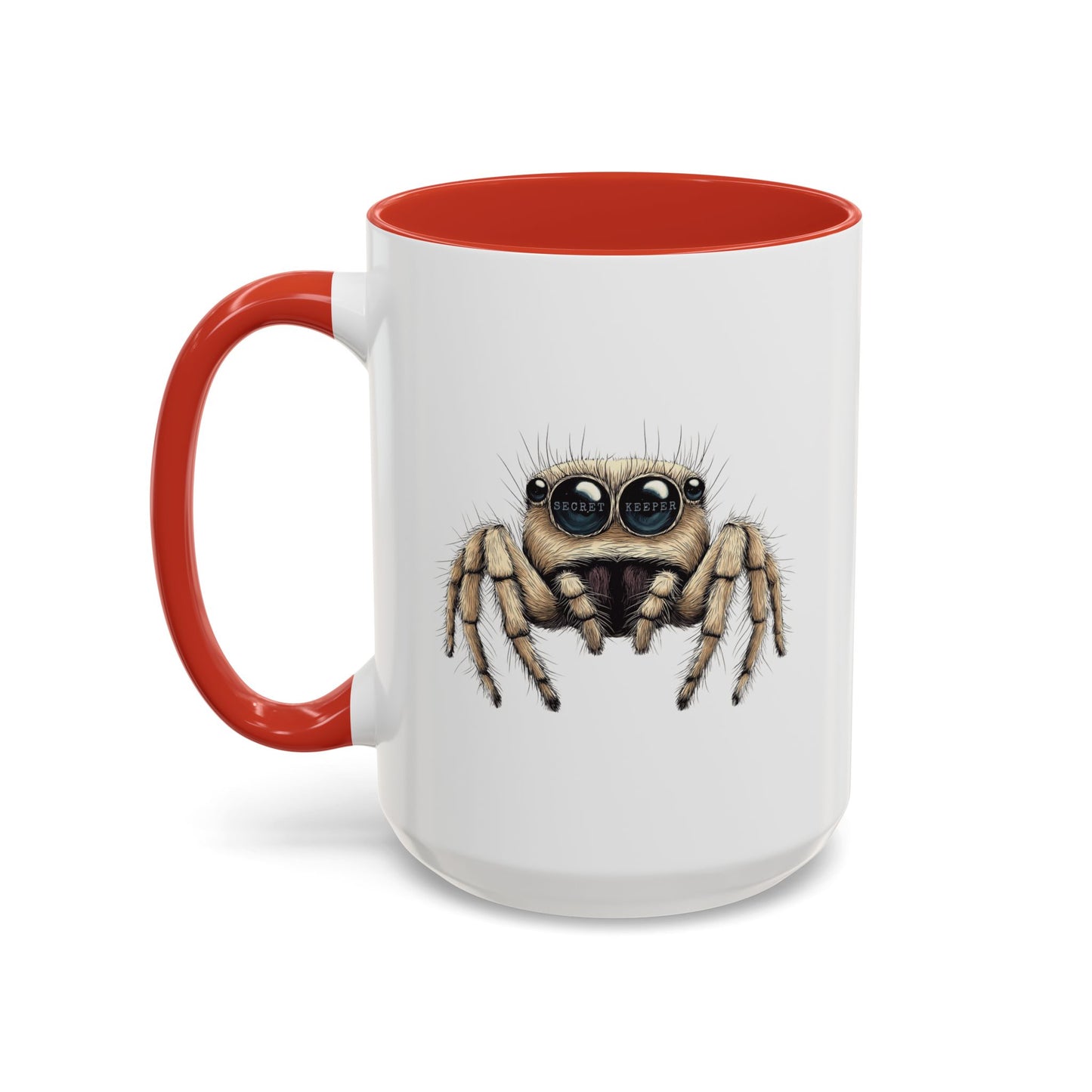 Cute Jumping Spider Mug - SECRET KEEPER
