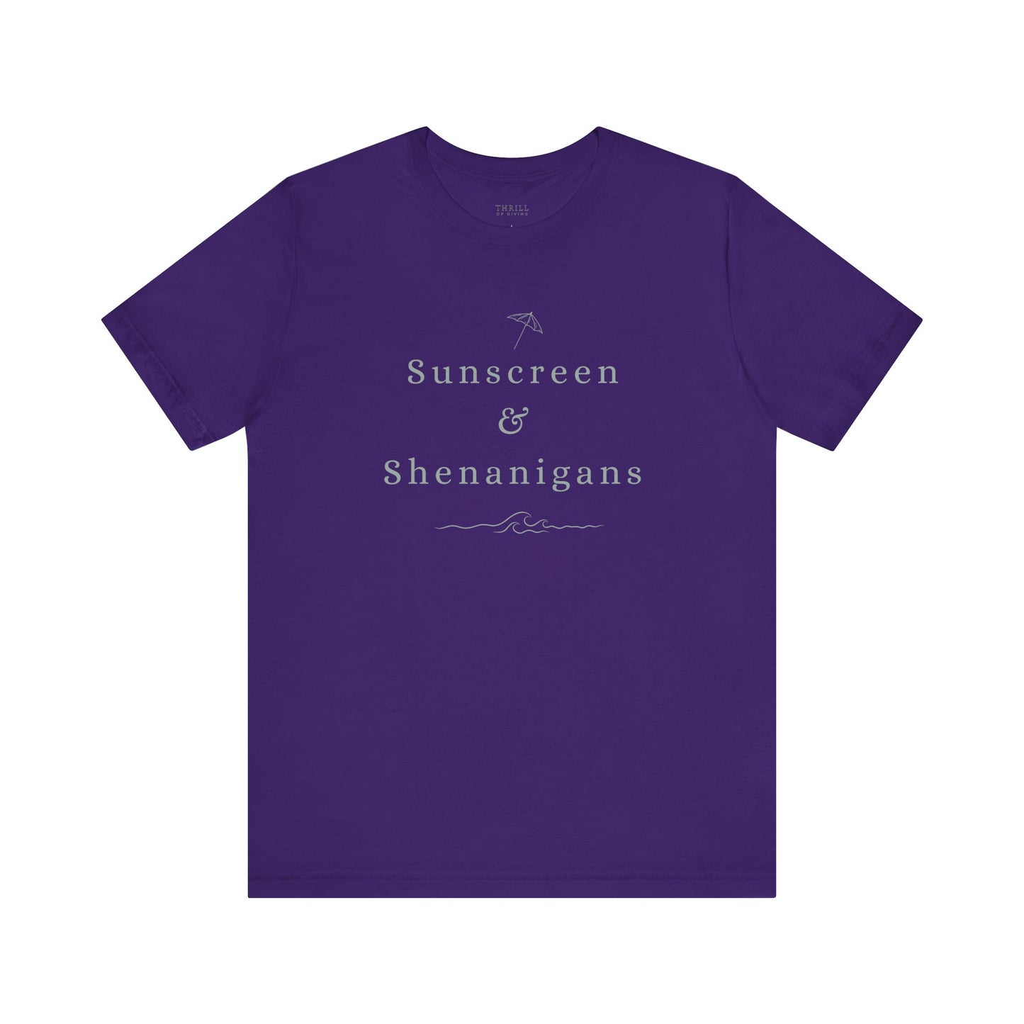 Funny Sunscreen & Shenanigans T-Shirt