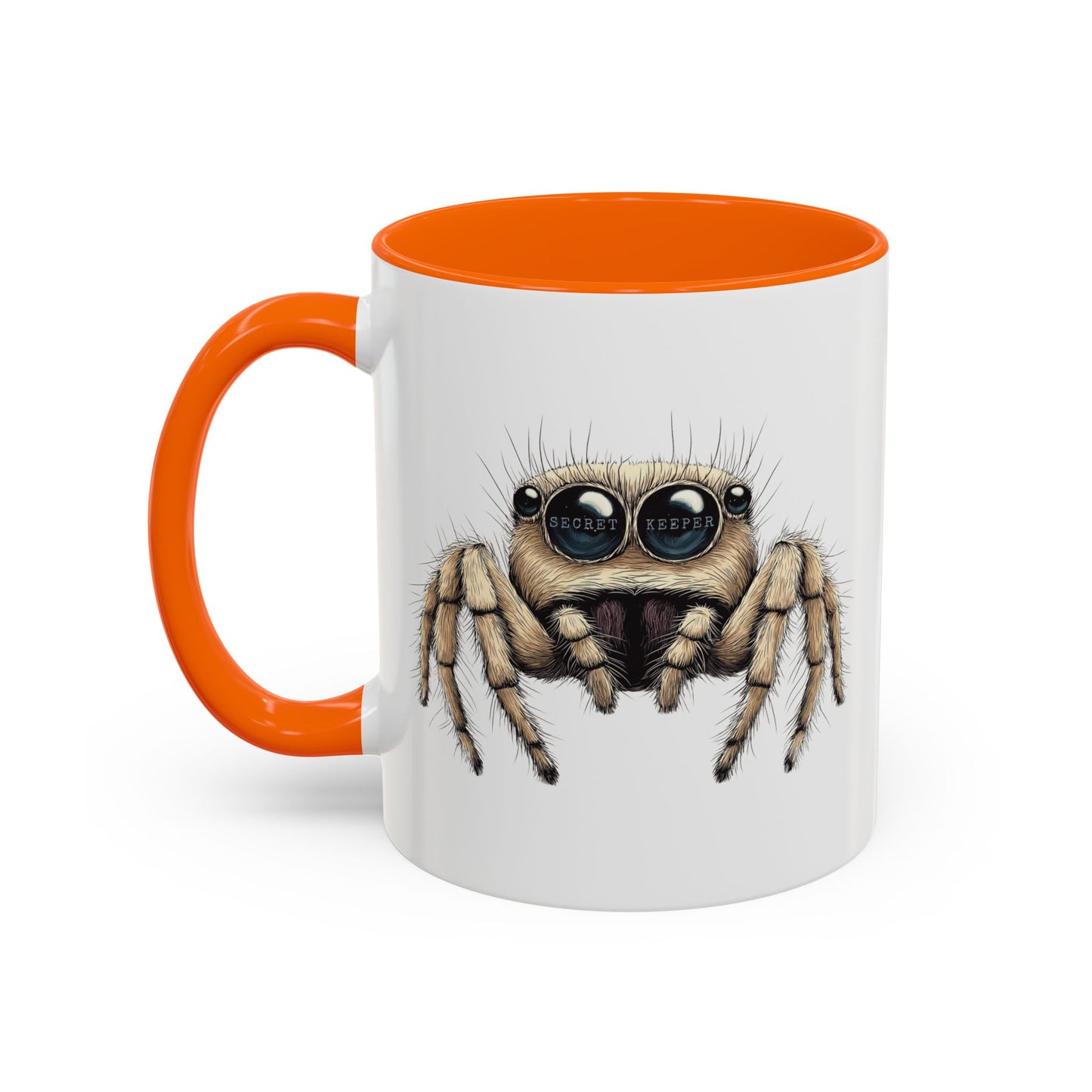 Cute Jumping Spider Mug - SECRET KEEPER