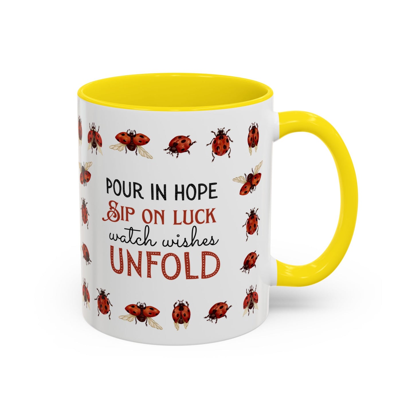 Ladybug Mug - Custom Name Coffee Mug