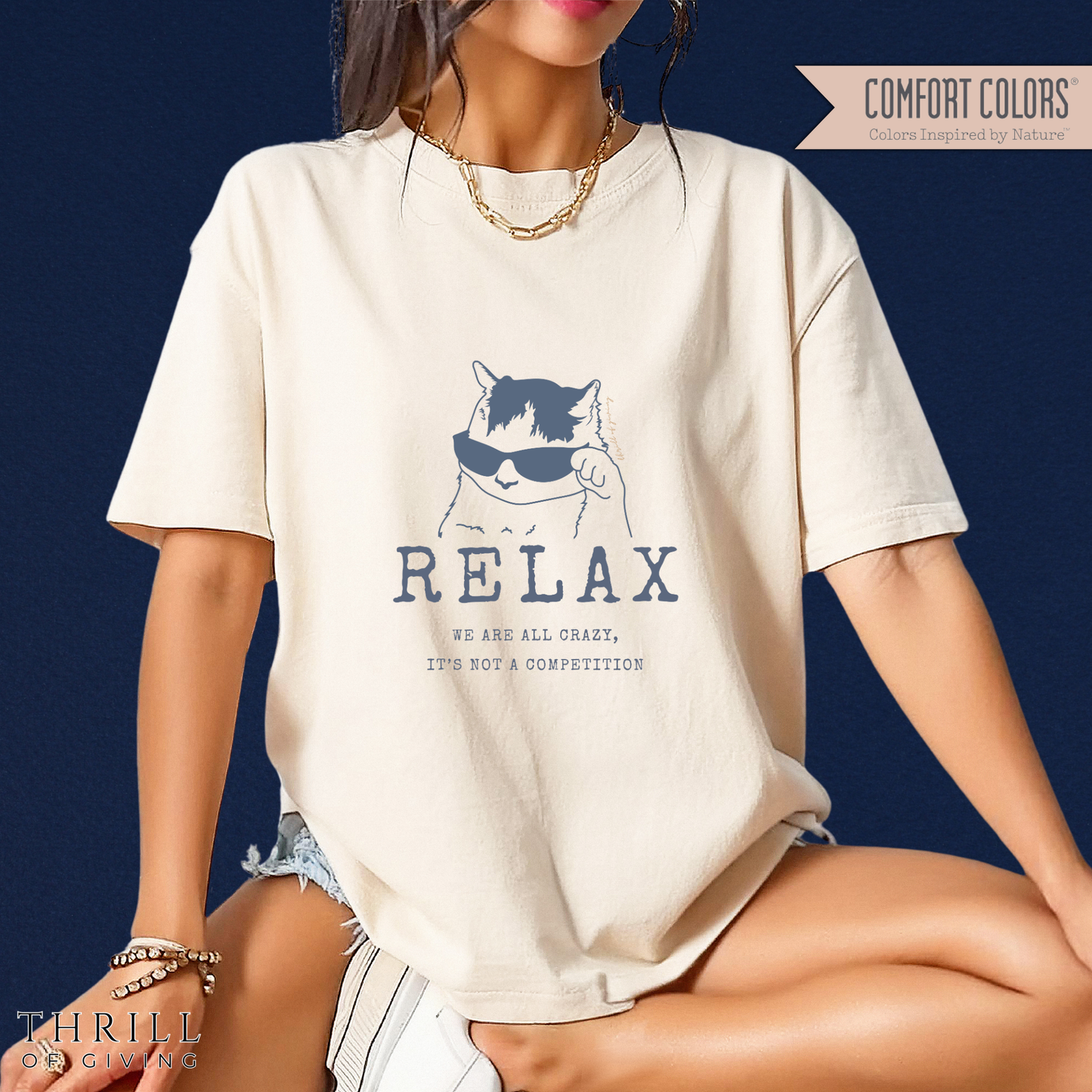 Relax - We are all CRAZY, it's not a competition T-shirt