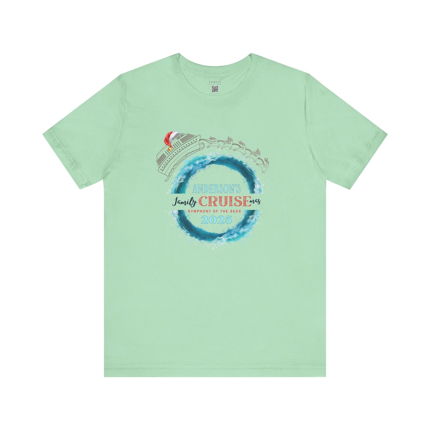 Personalized Family CRUISE Christmas T-shirt