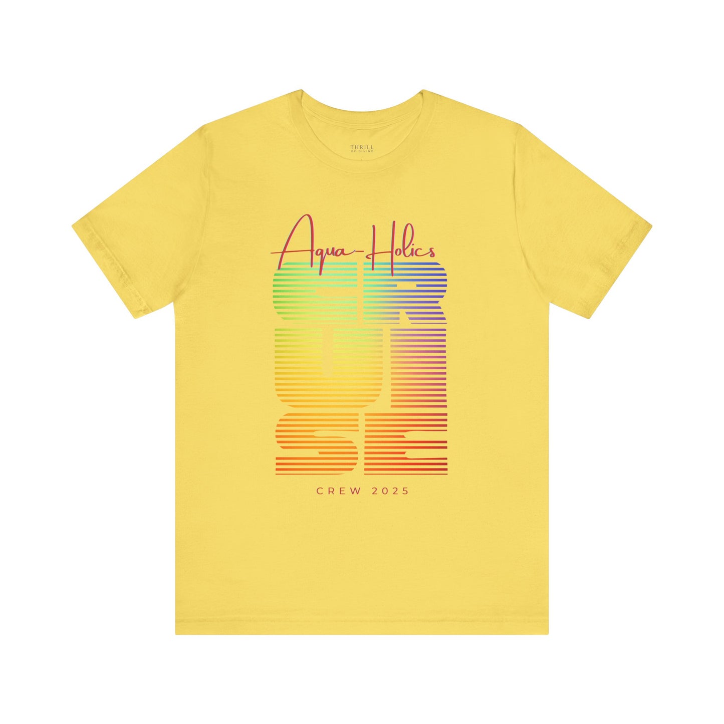 Aqua-Holics Cruise Crew T-shirt