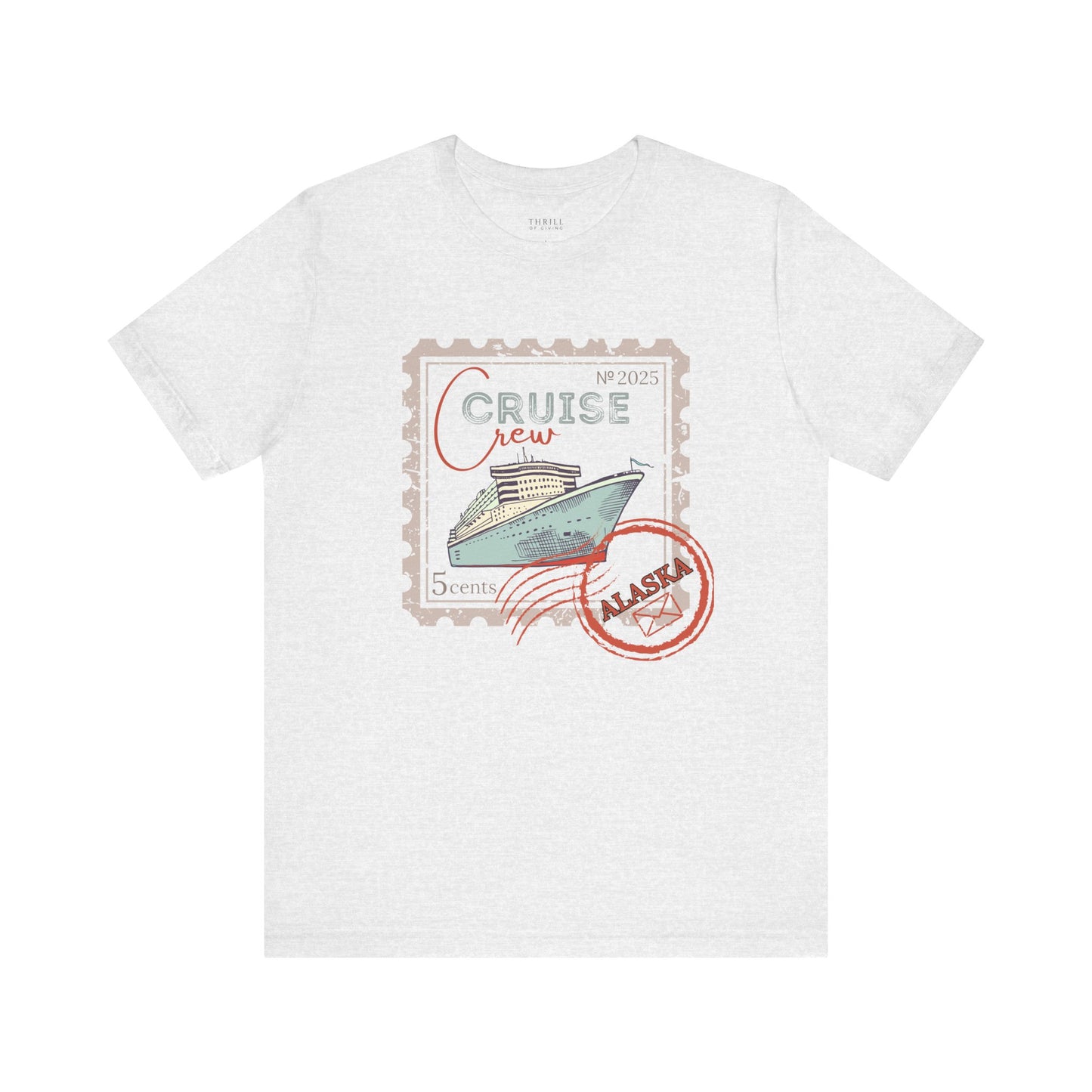 Custom Stamp Cruise Crew Tee