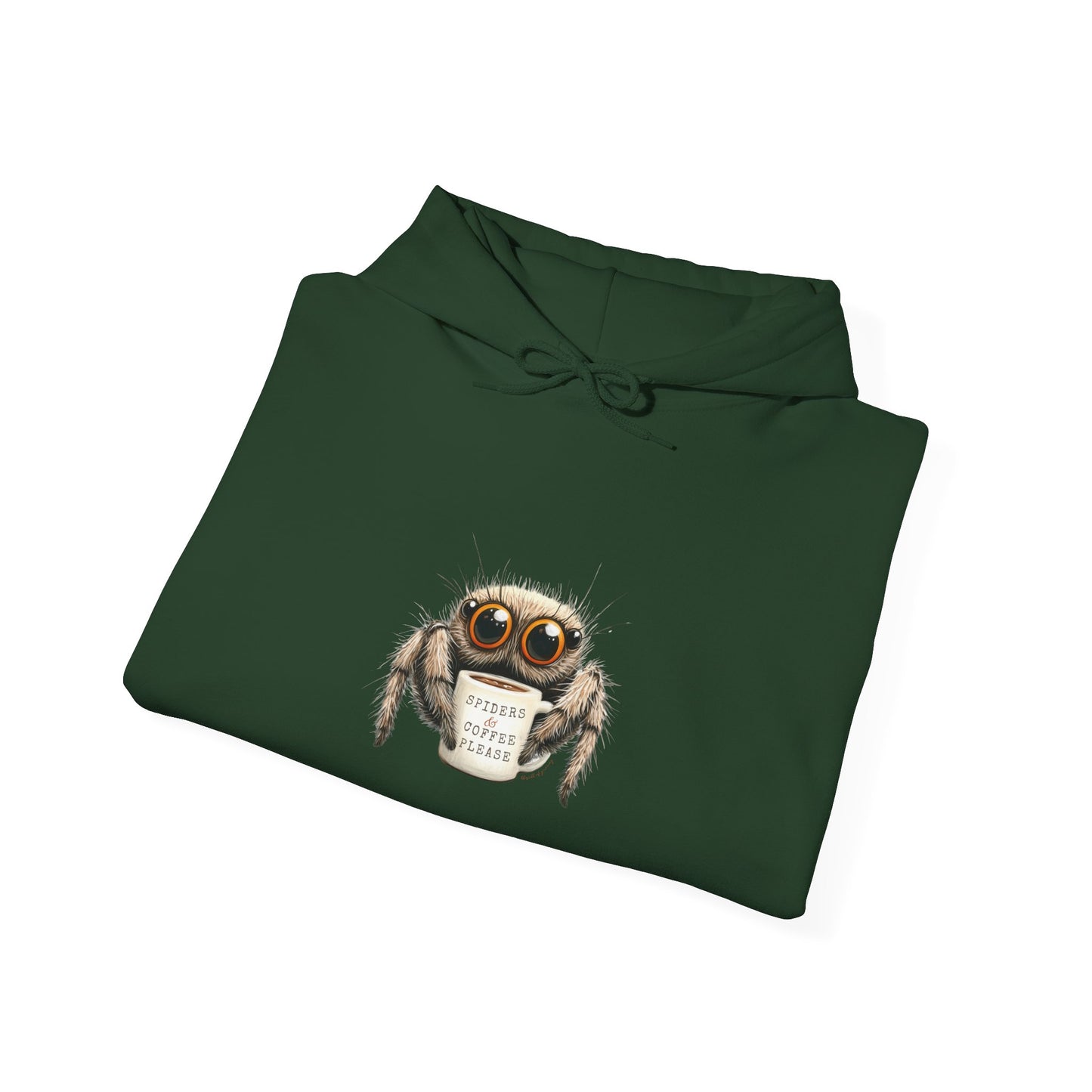 Coffee Spiders Please Hoodie