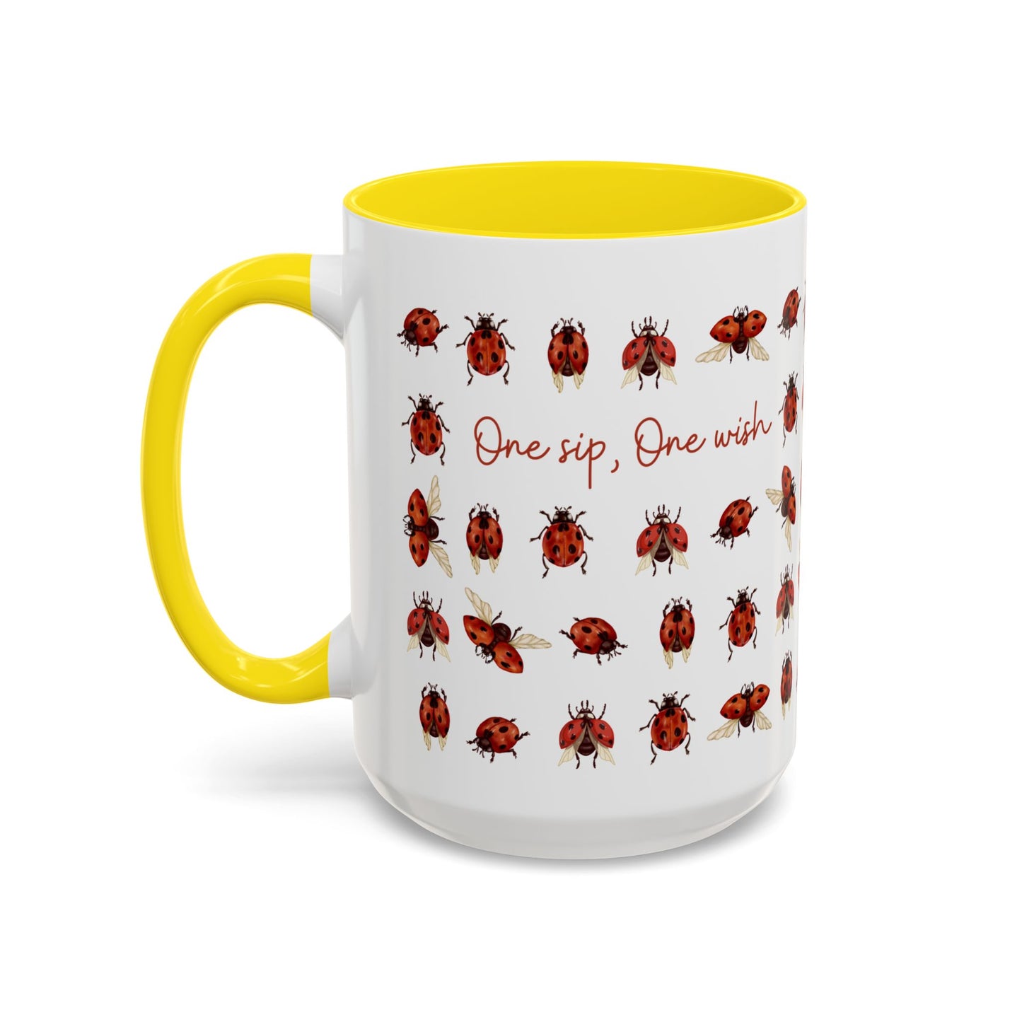 Ladybug Mug - One Sip, One Wish