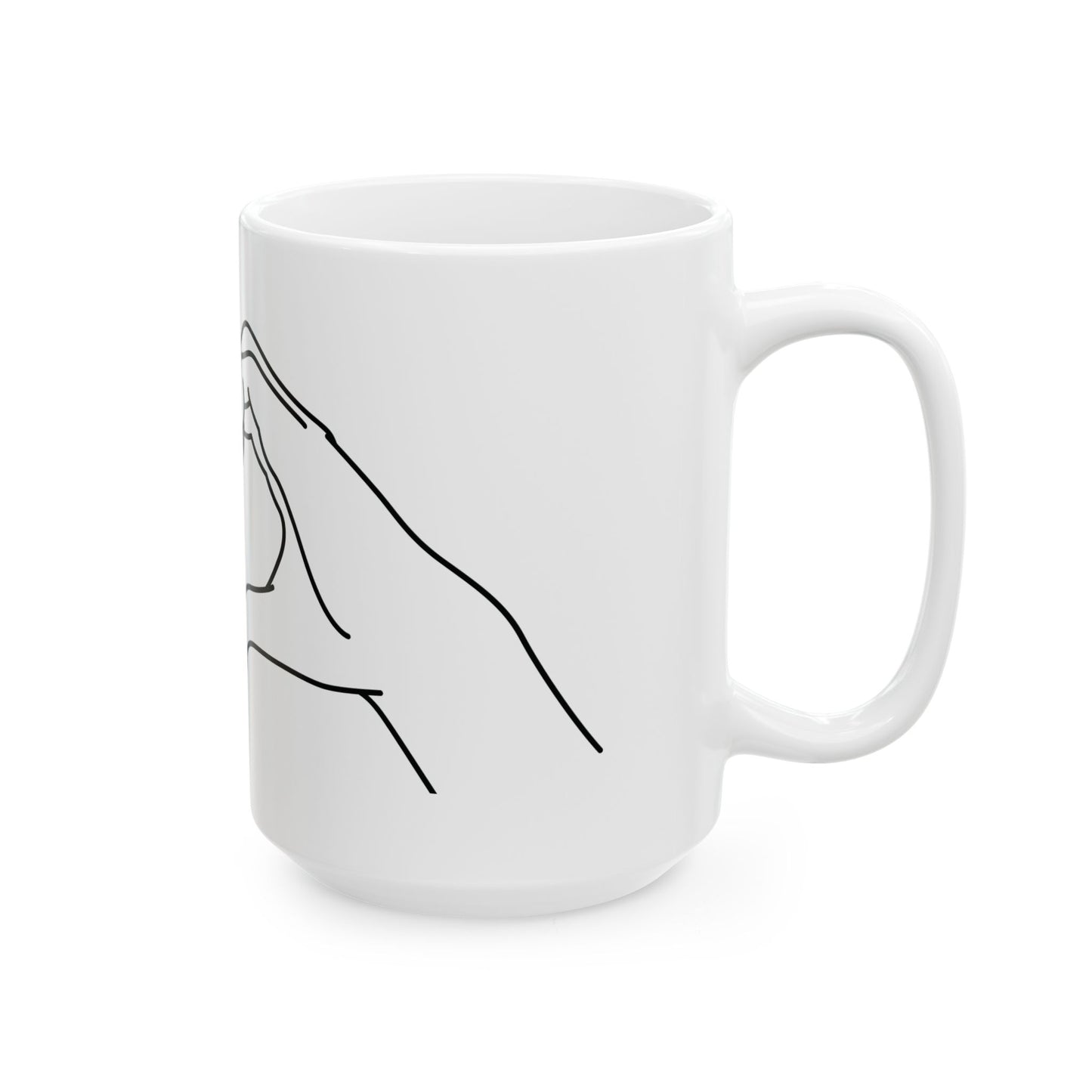 Millennial Heart Hands Coffee Mug