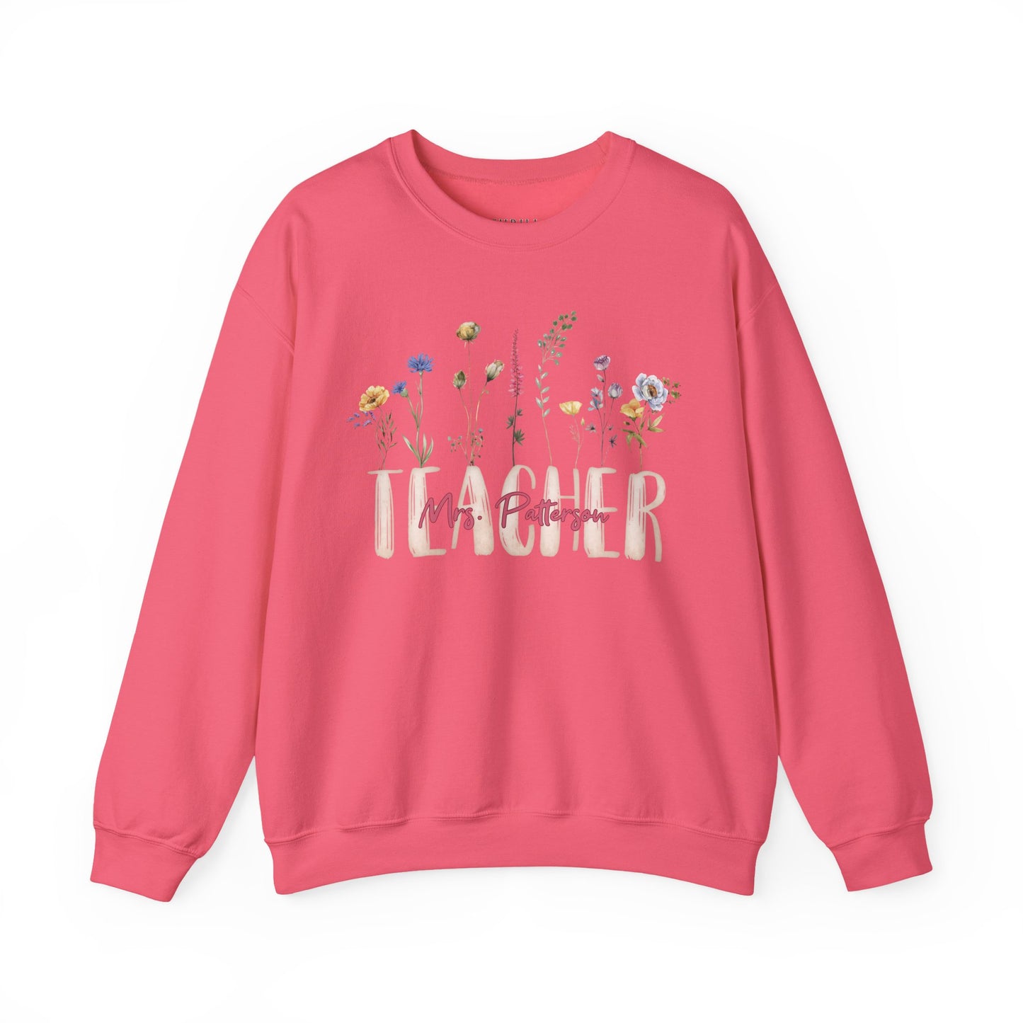 Watercolor Teacher Sweatshirt - Personalized