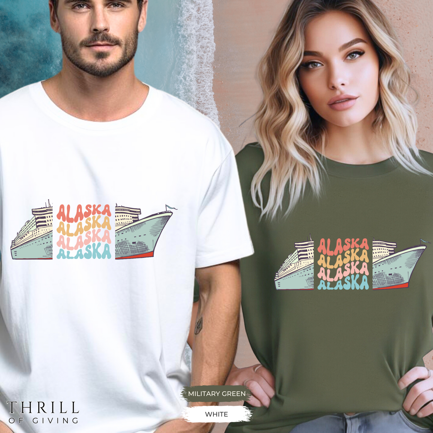 Retro Alaska Cruise T-shirt