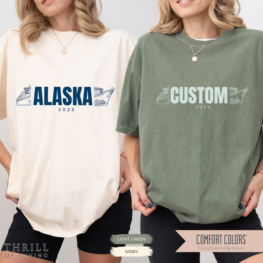 Custom Destination Cruise T-shirt