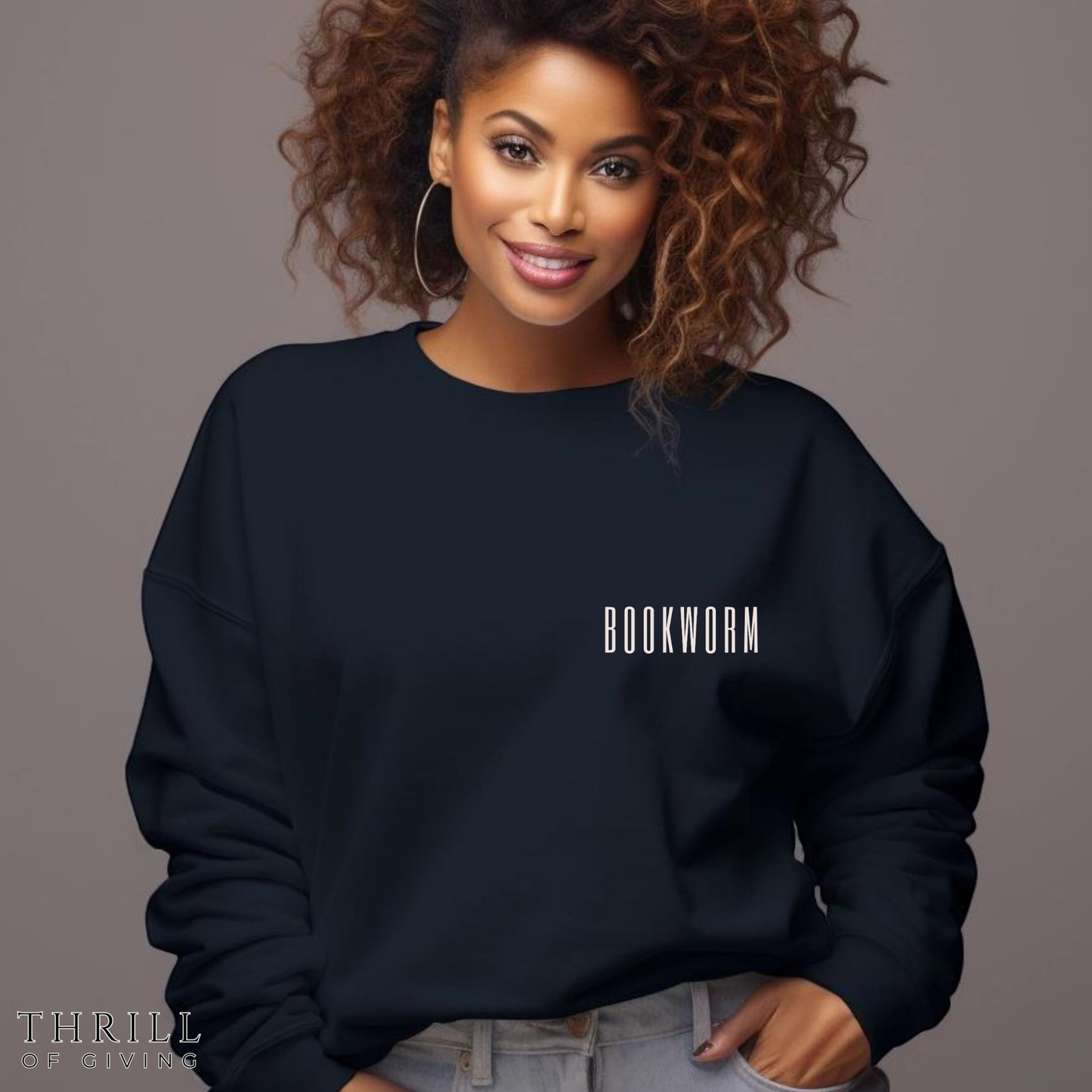 BOOKWORM Sweatshirt - Minimal
