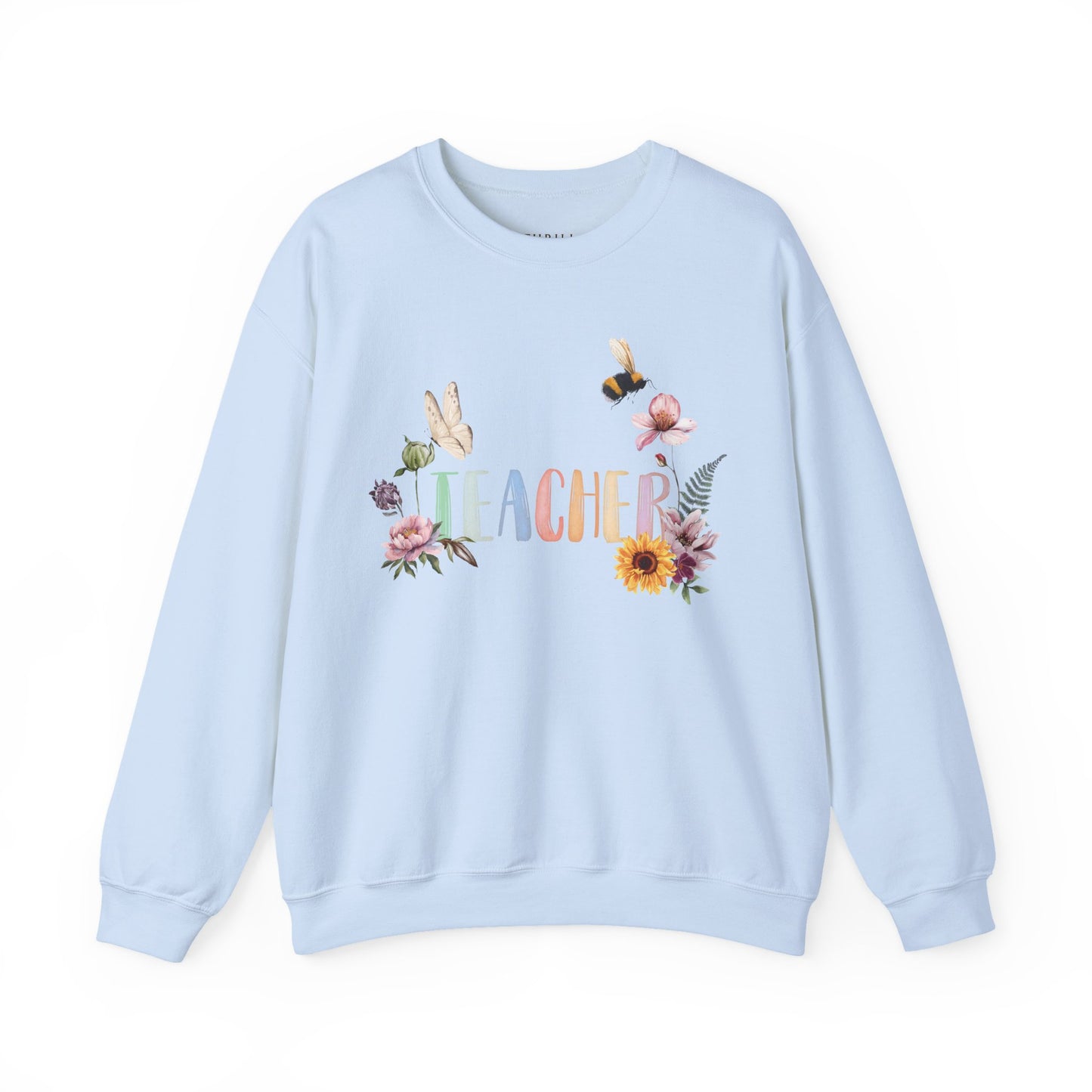 Wildflower Watercolor Teacher Sweatshirt