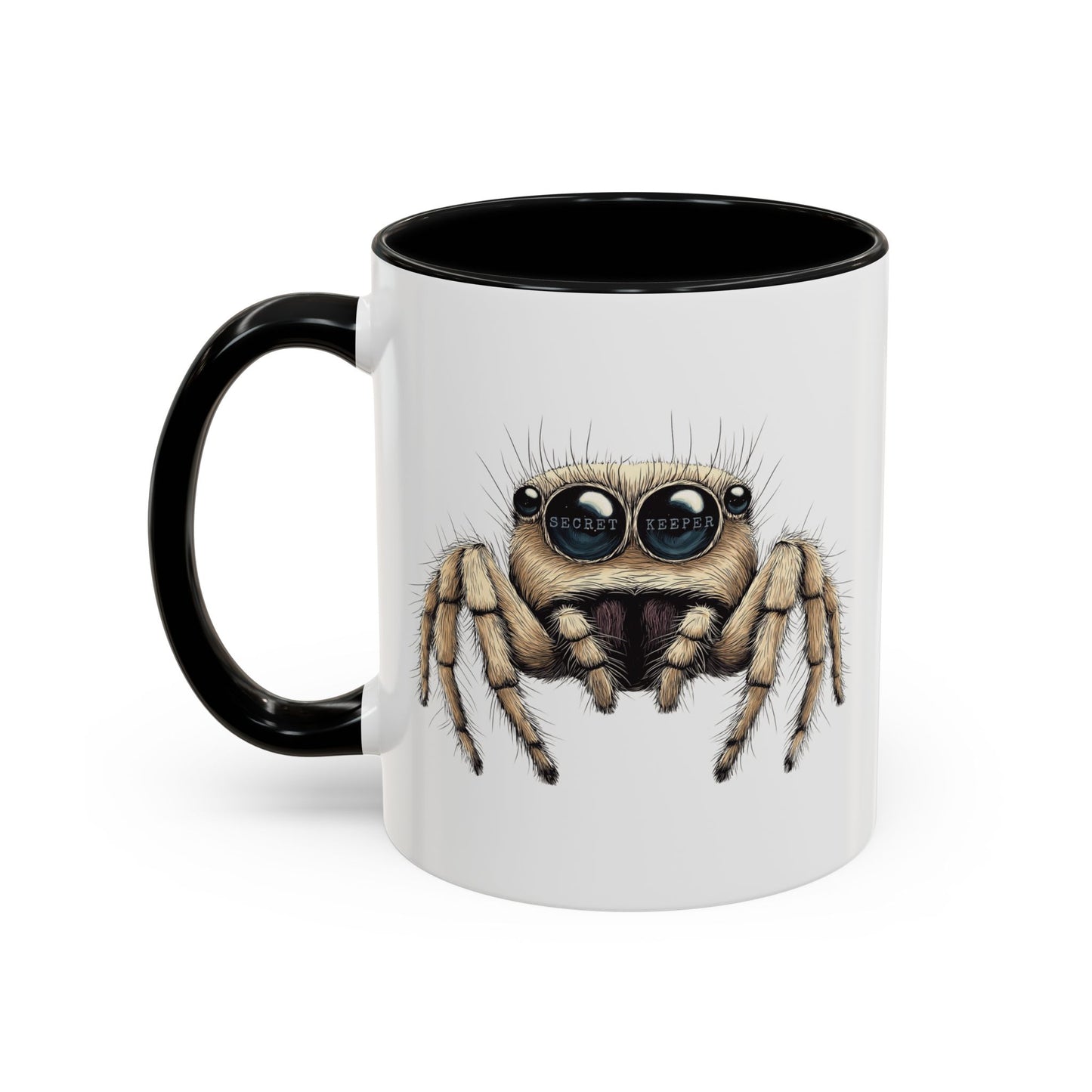 Cute Jumping Spider Mug - SECRET KEEPER