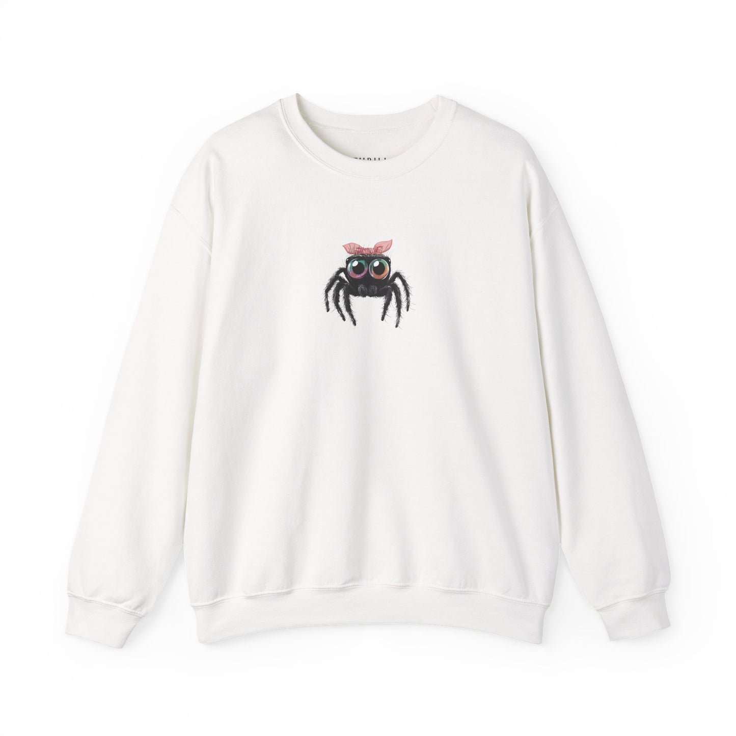 Pink Bow Jumping Spider Sweatshirt