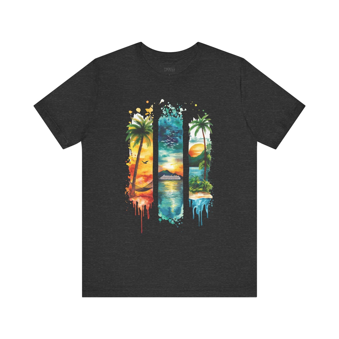 Watercolor Brush Cruise T-shirt