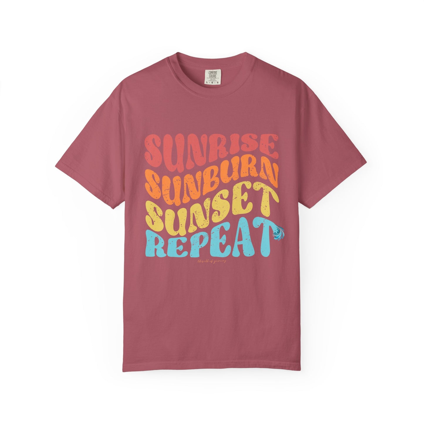 Sunrise-Sunburn-Sunset-Repeat T-shirt