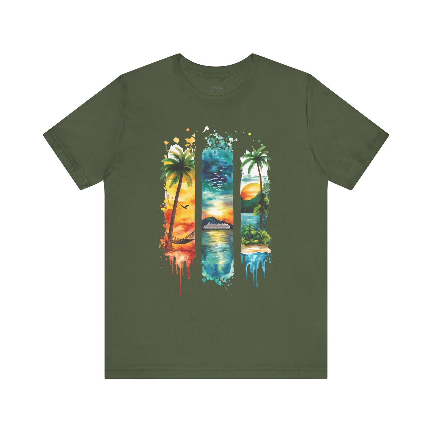 Watercolor Brush Cruise T-shirt