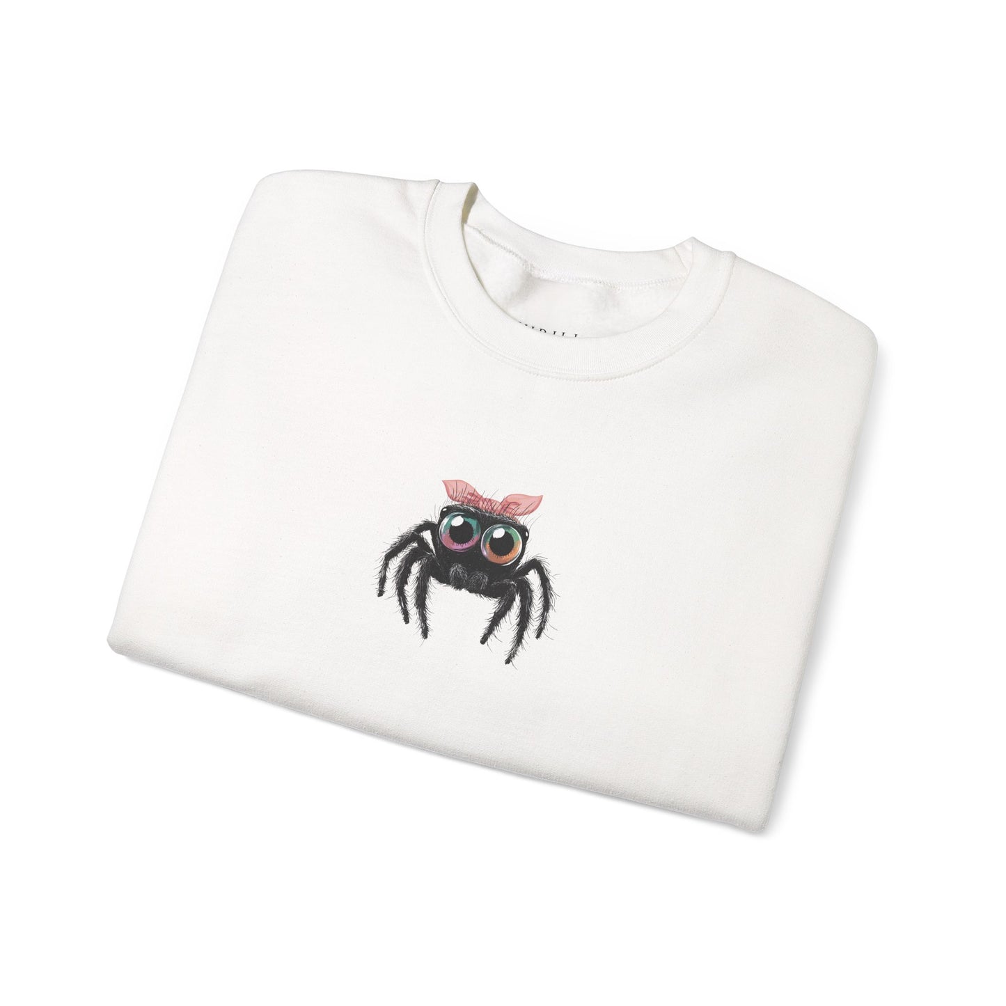 Pink Bow Jumping Spider Sweatshirt