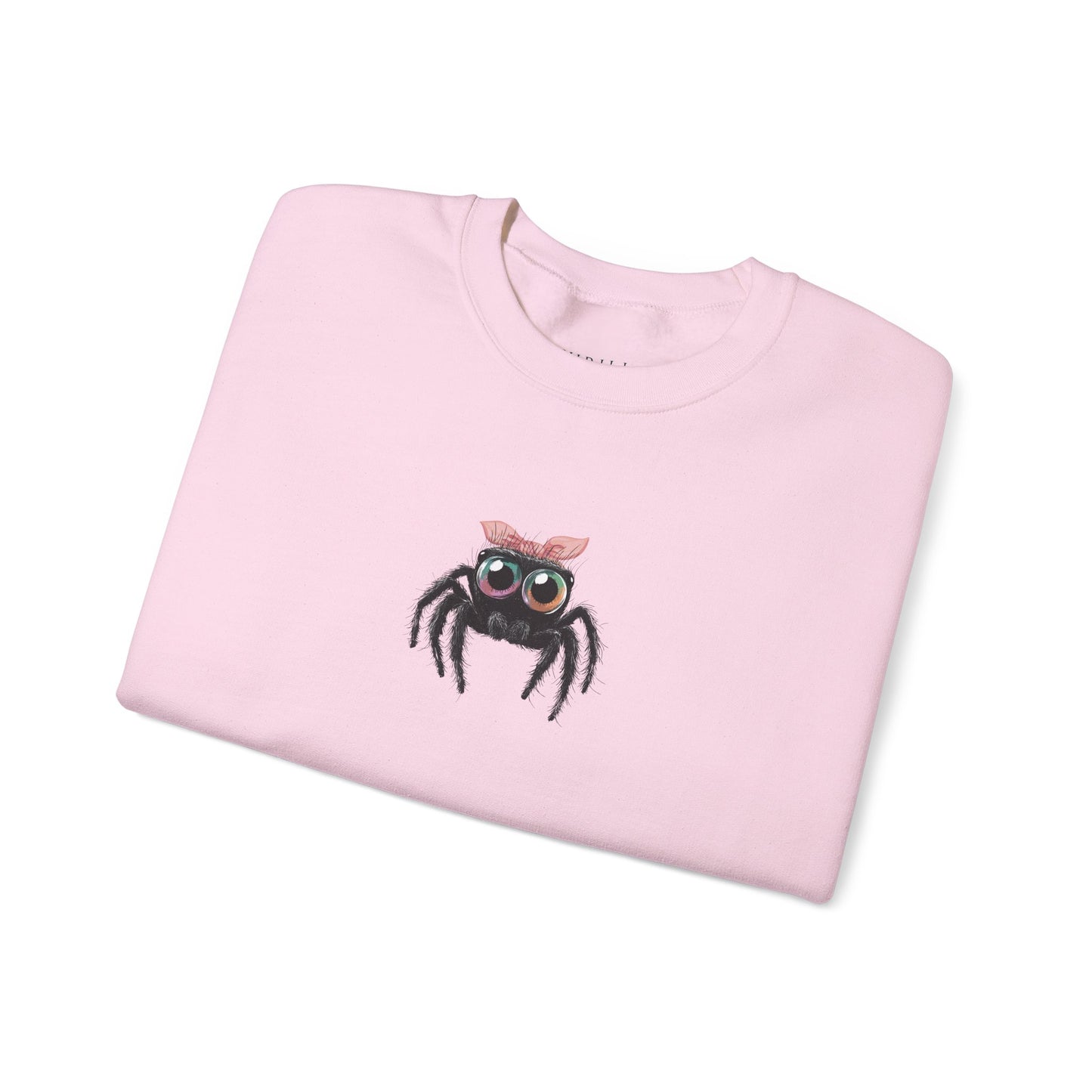 Pink Bow Jumping Spider Sweatshirt