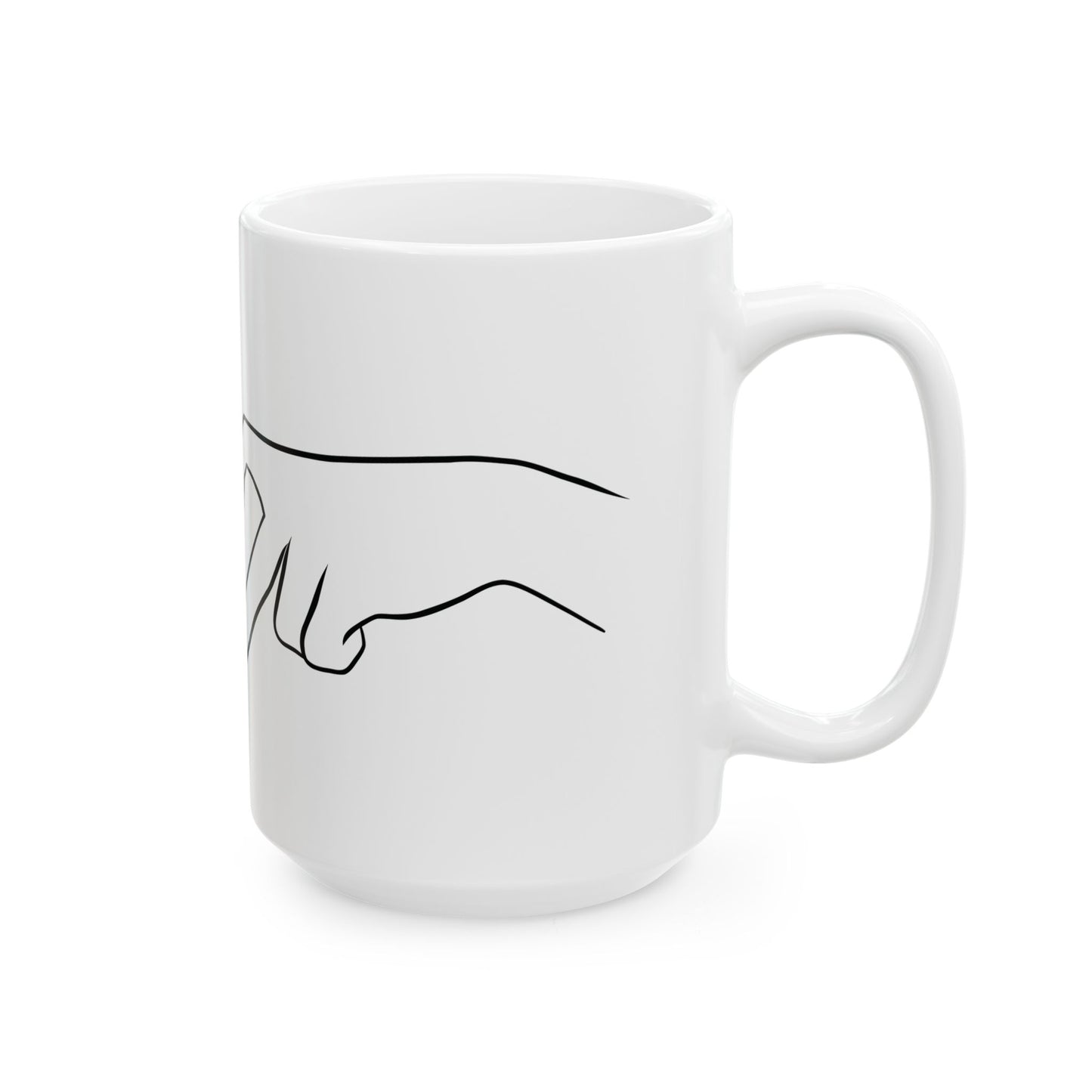Gen-Z Heart Hands Coffee Mug