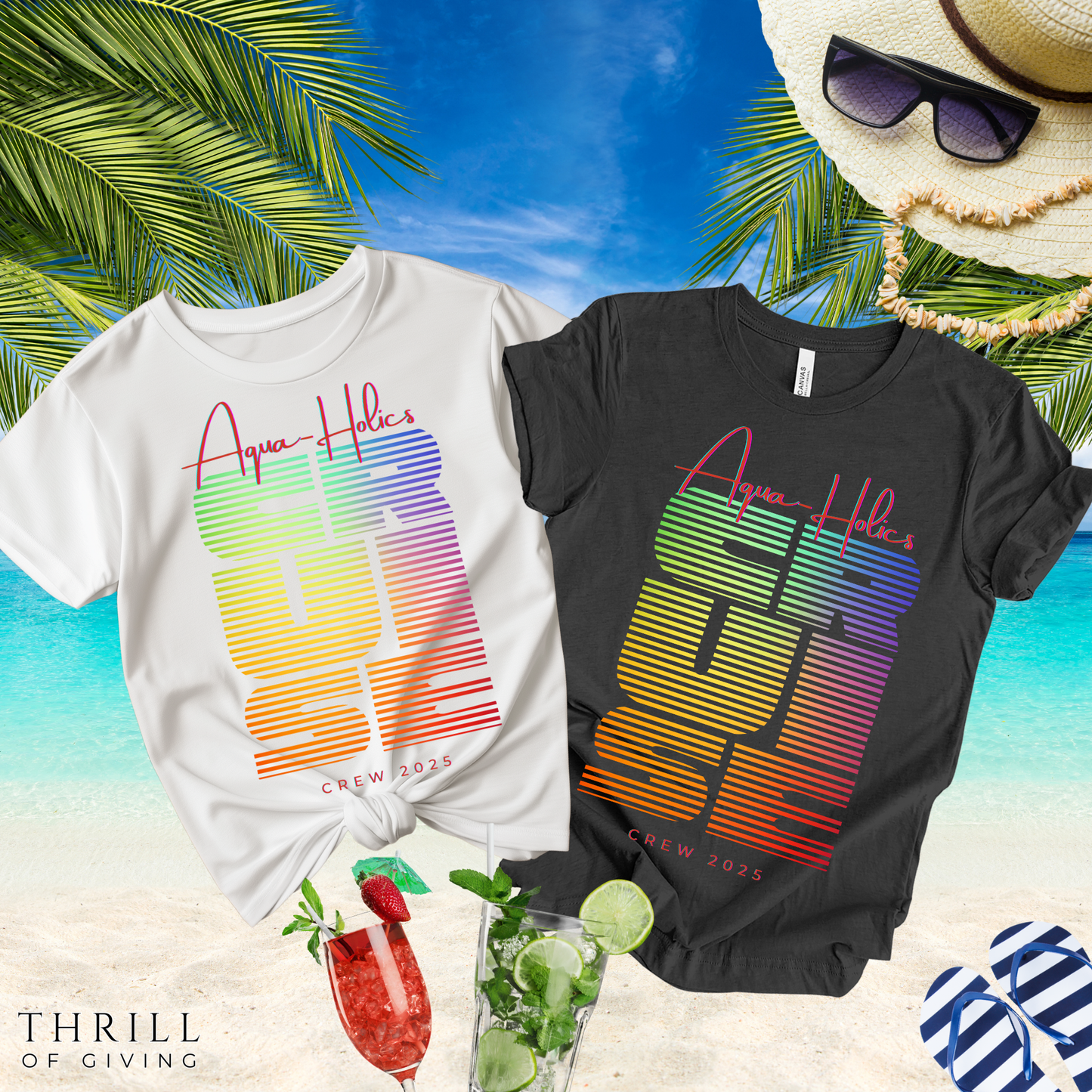 Aqua-Holics Cruise Crew T-shirt