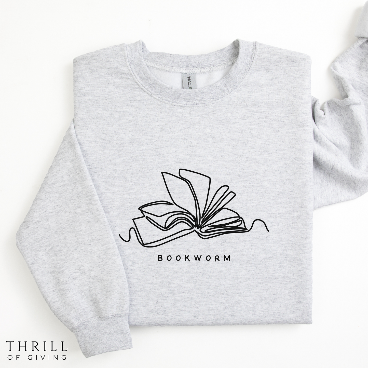 Bookworm Sweatshirt - Minimalist edition