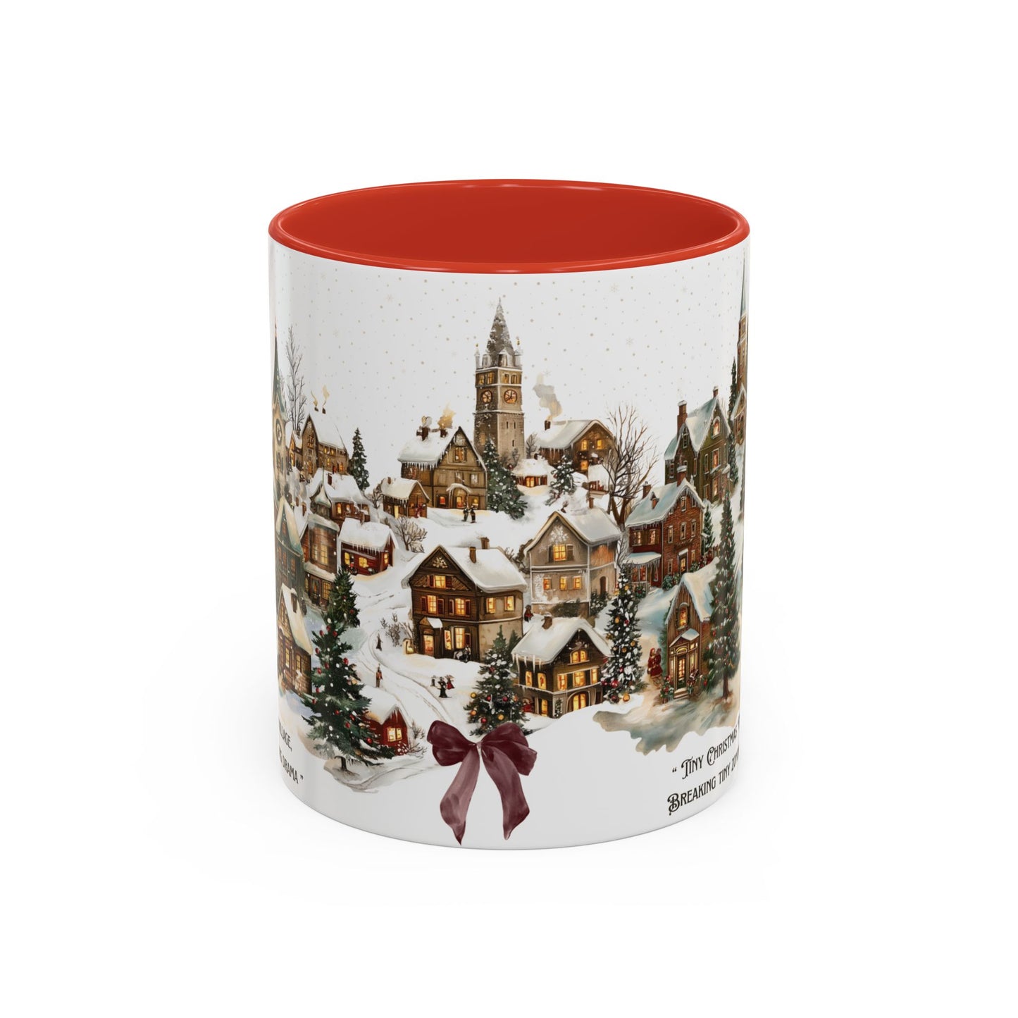 Tiny Christmas Village Mug