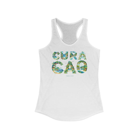Curacao Tropical Racerback Tank Top