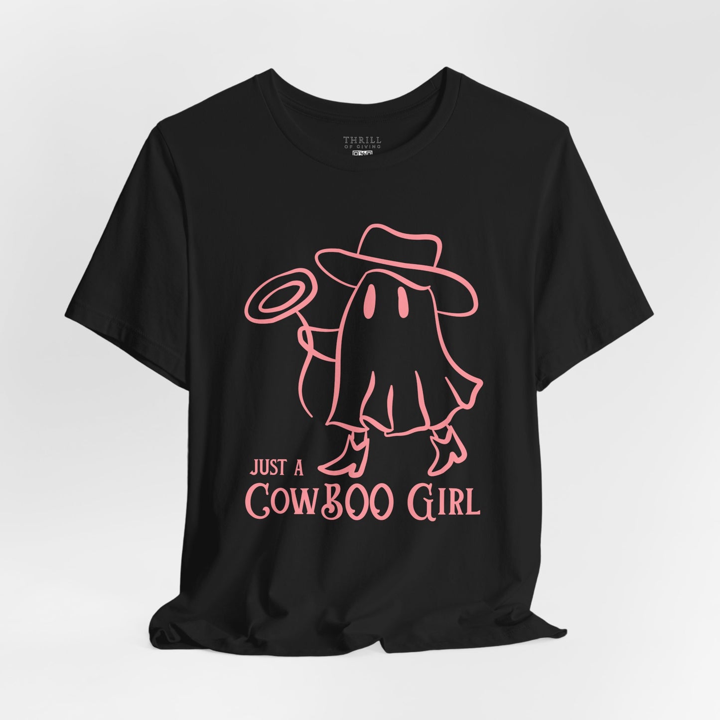 Cowgirl Halloween shirt - Cute Girly Ghost Cowgirl