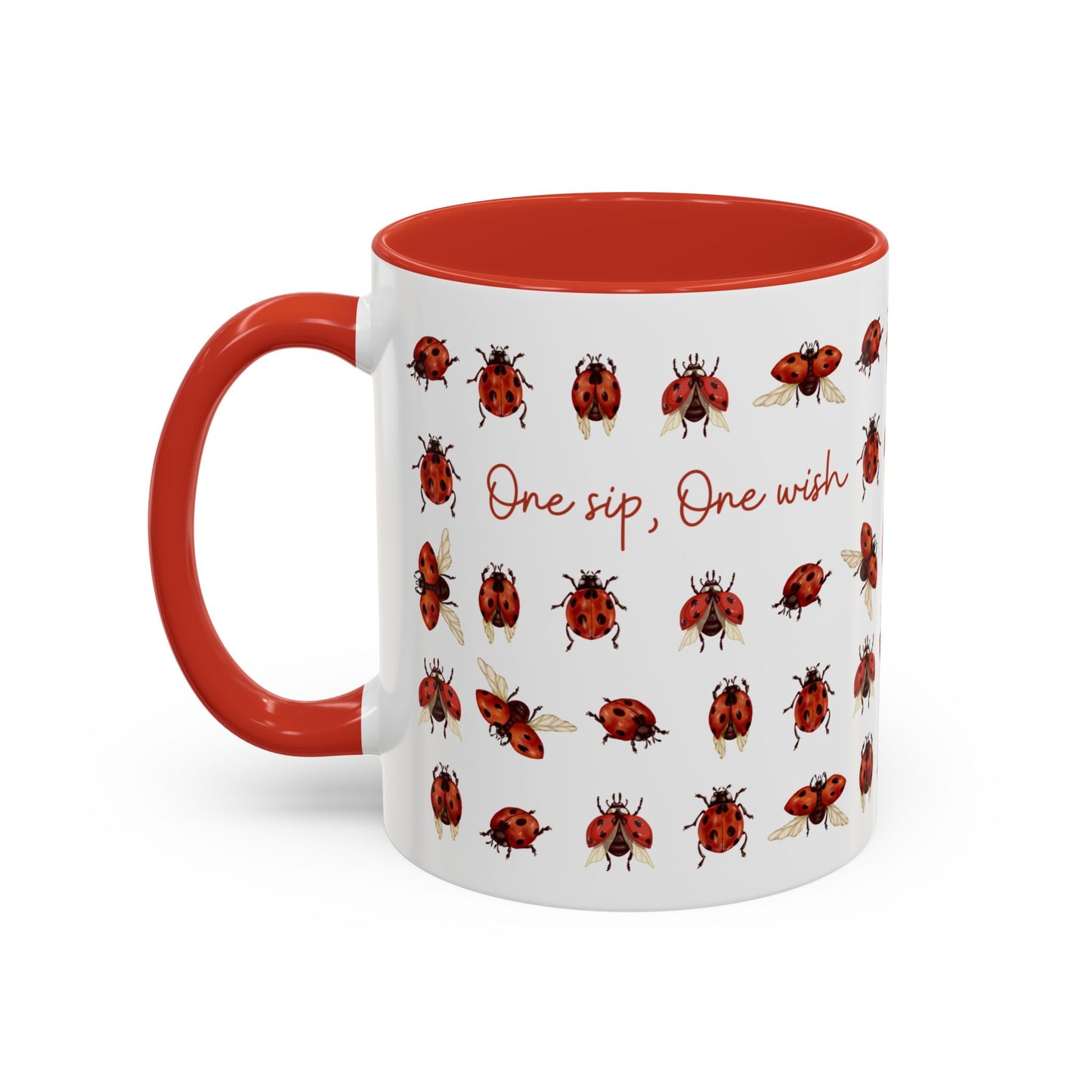 Ladybug Mug - One Sip, One Wish