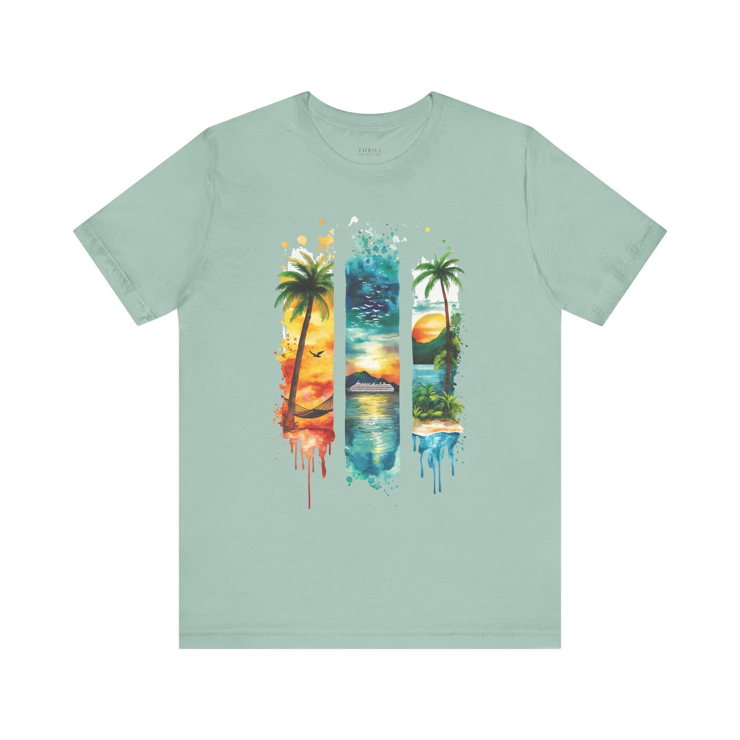 Watercolor Brush Cruise T-shirt