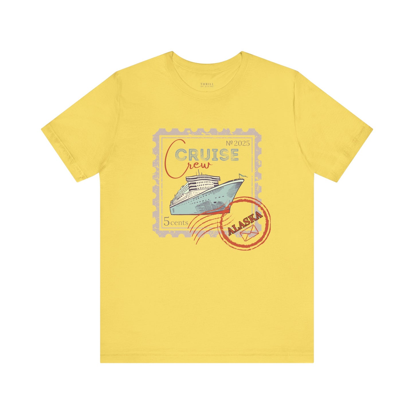 Custom Stamp Cruise Crew Tee