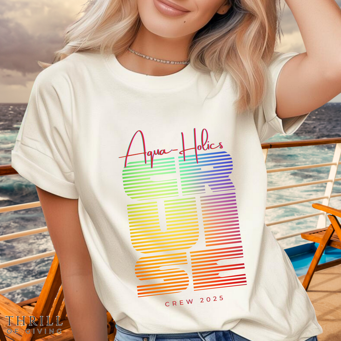 Aqua-Holics Cruise Crew T-shirt