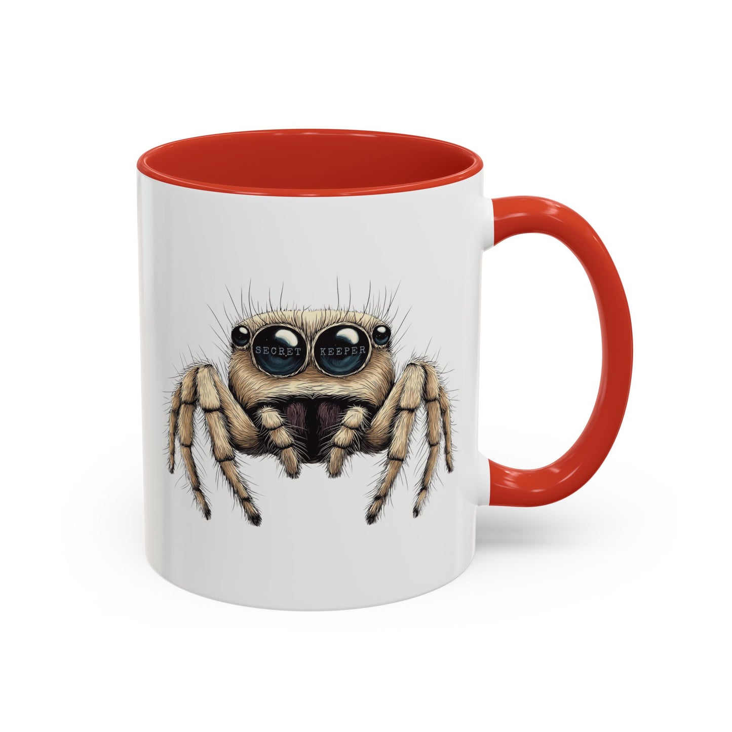 Cute Jumping Spider Mug - SECRET KEEPER