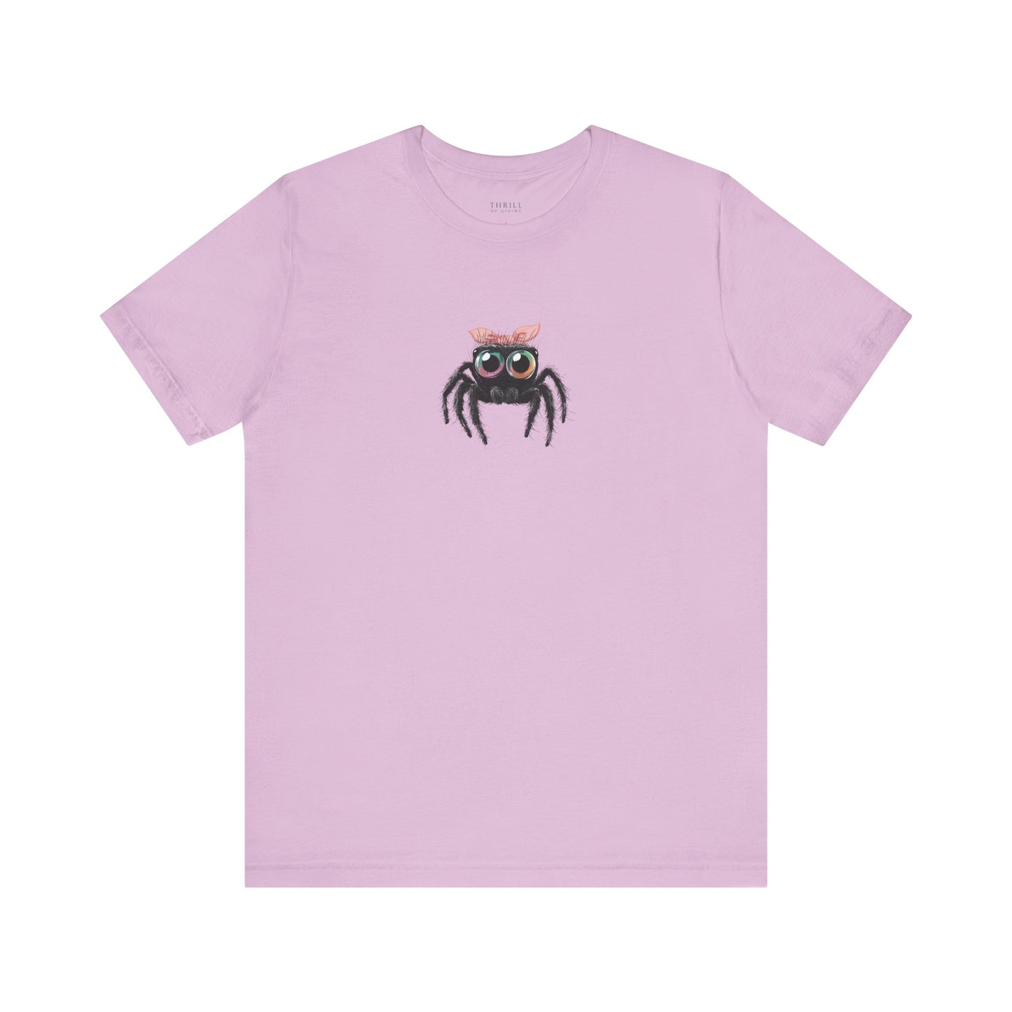 Pink Bow Jumping Spider T-shirt