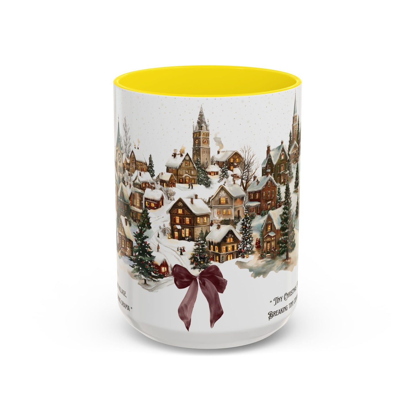 Tiny Christmas Village Mug