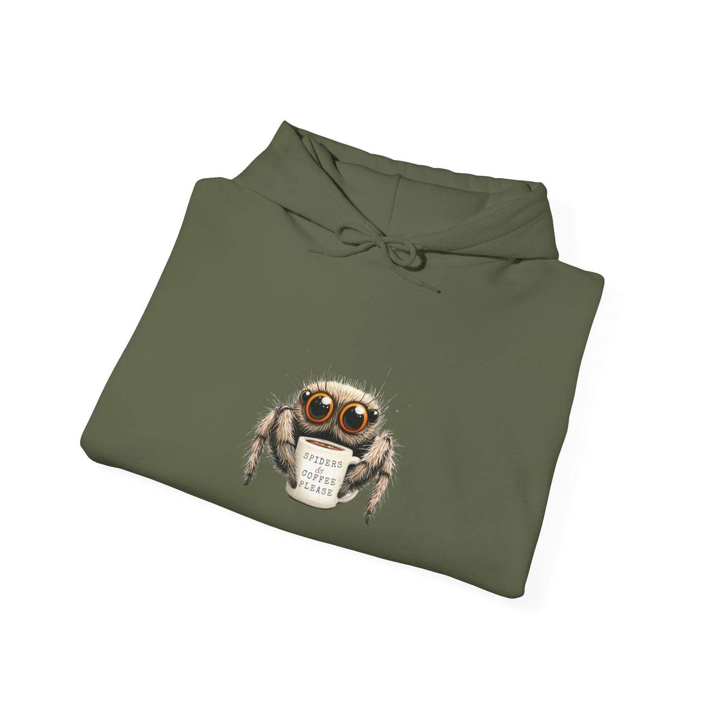 Coffee Spiders Please Hoodie