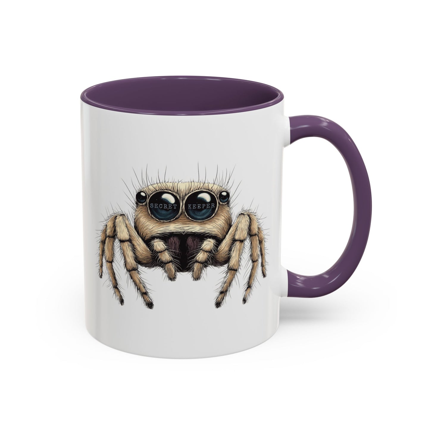 Cute Jumping Spider Mug - SECRET KEEPER