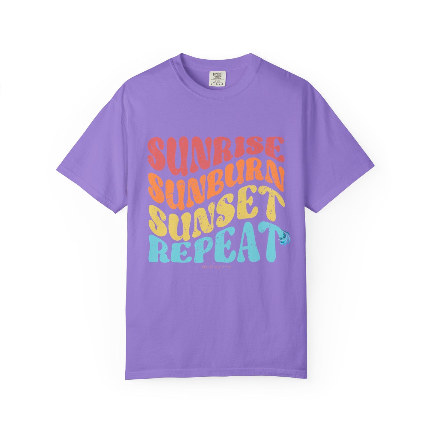 Sunrise-Sunburn-Sunset-Repeat T-shirt