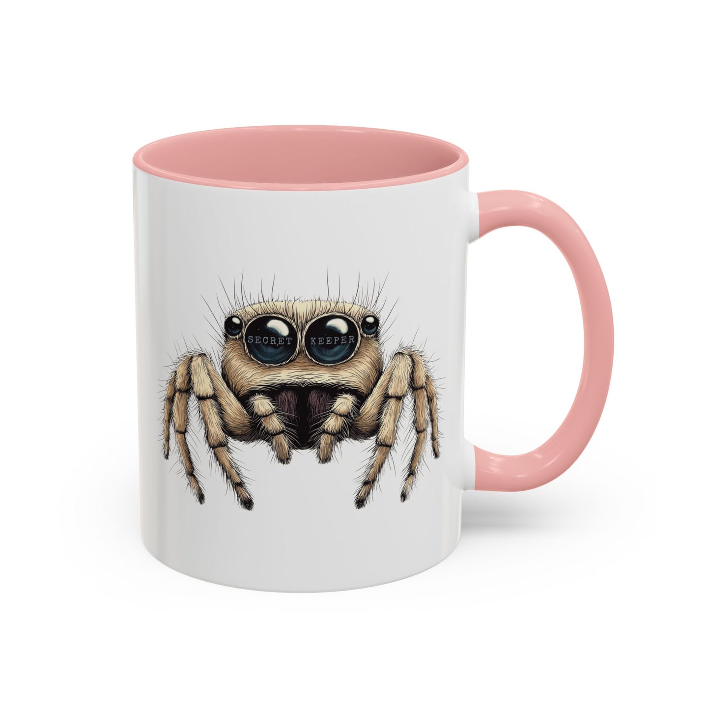 Cute Jumping Spider Mug - SECRET KEEPER