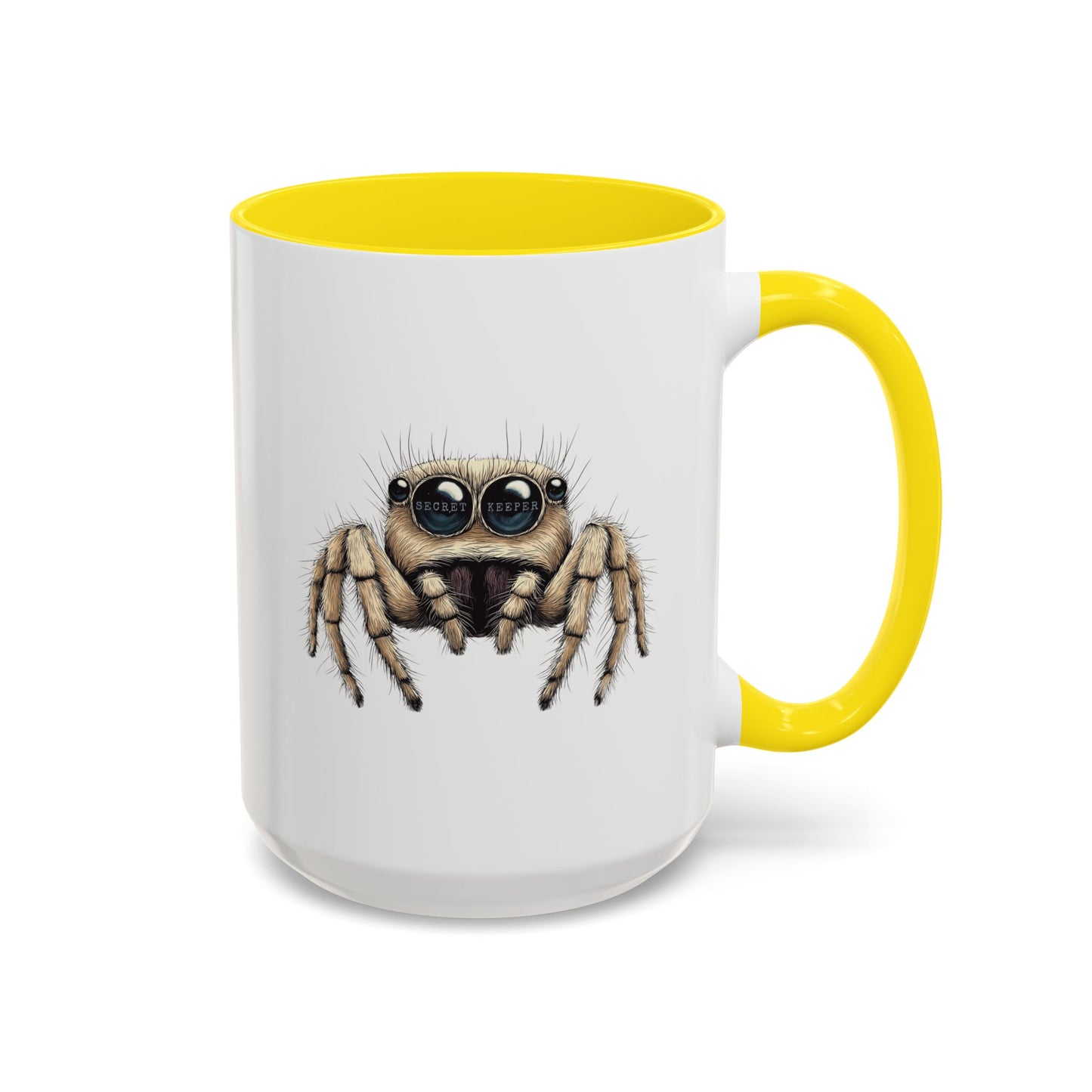 Cute Jumping Spider Mug - SECRET KEEPER