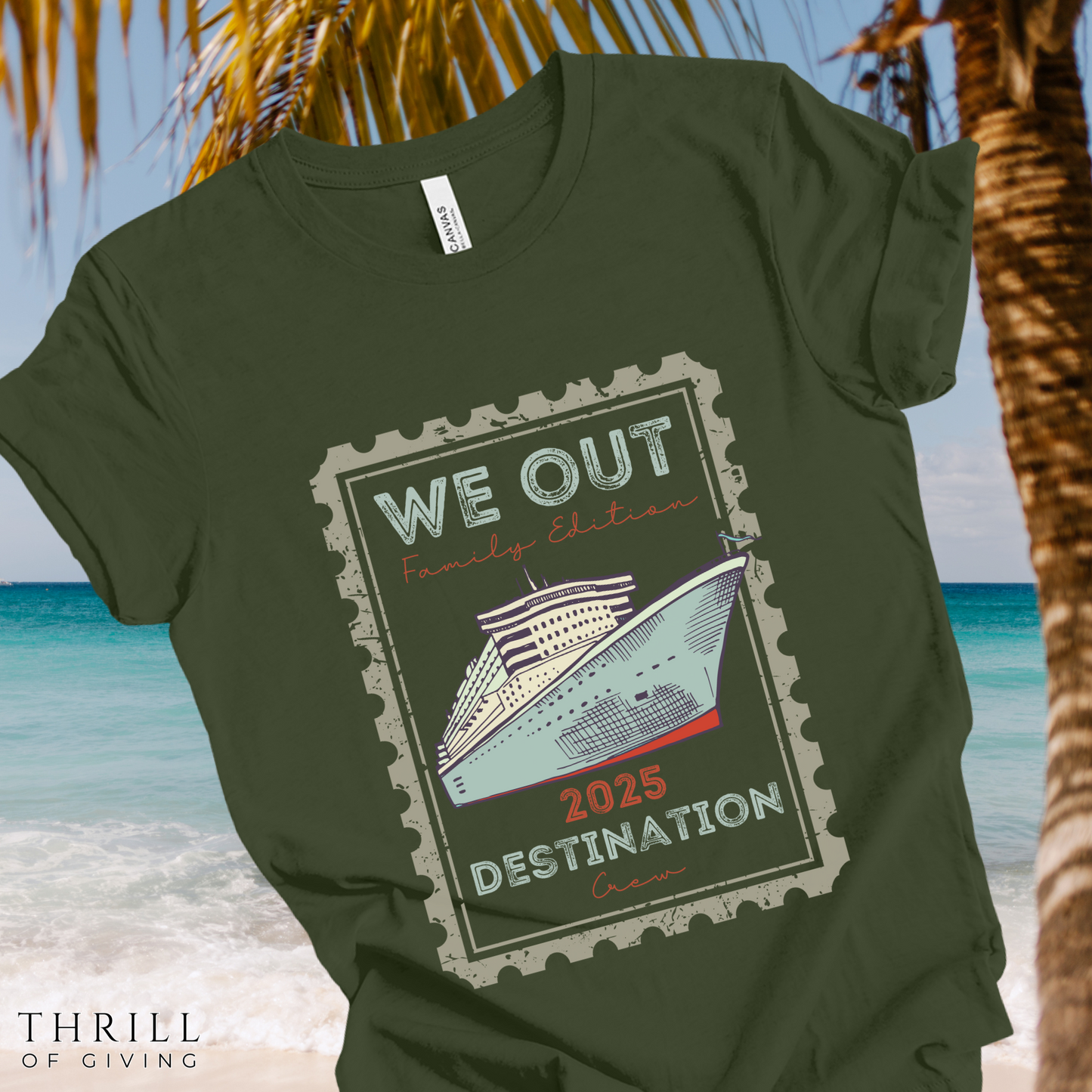 Custom Vintage Cruise Crew T-shirt