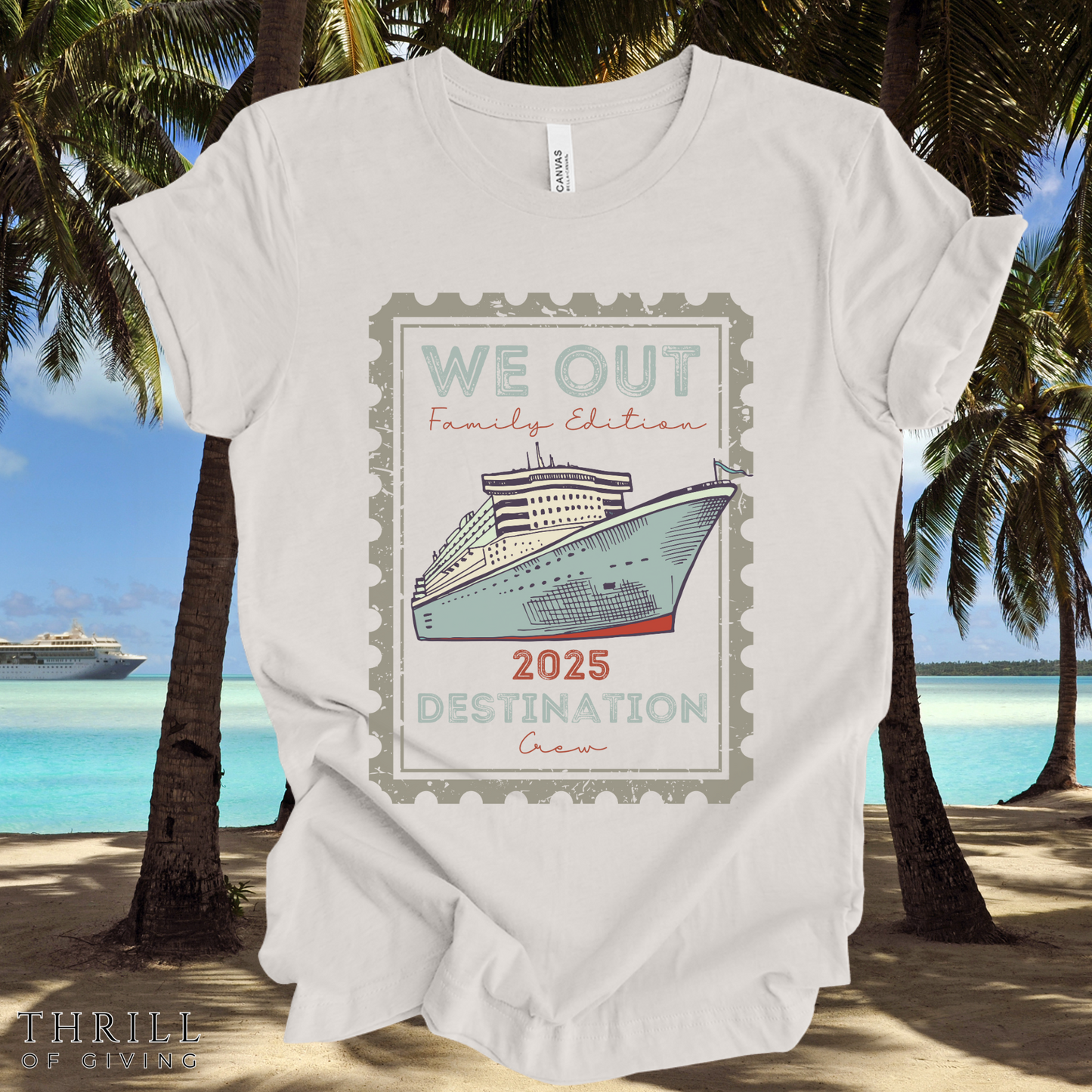 Custom Vintage Cruise Crew T-shirt