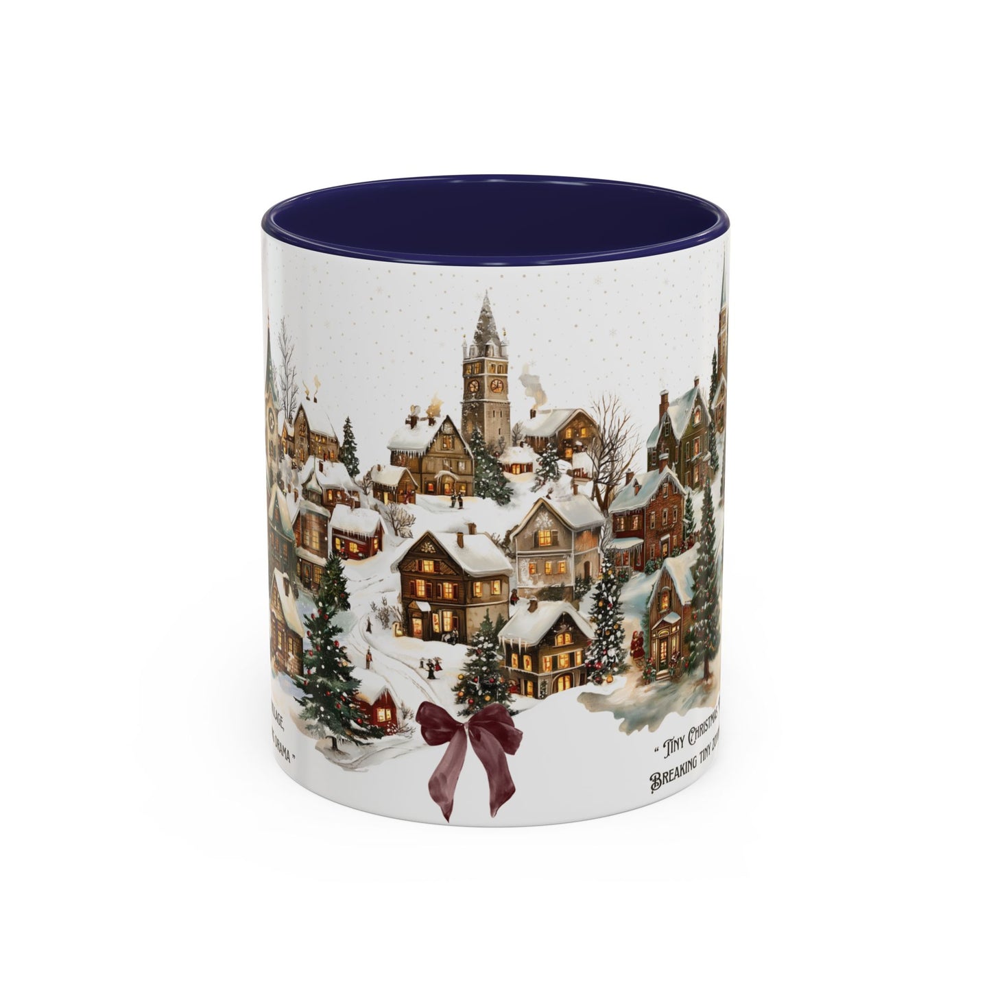Tiny Christmas Village Mug
