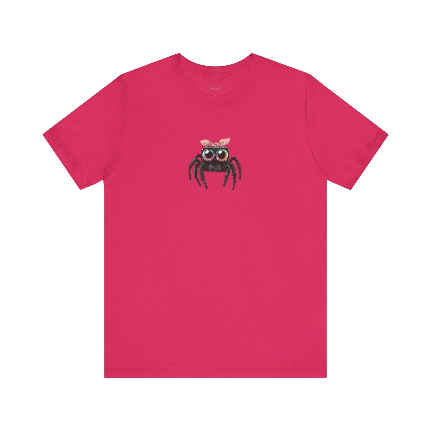 Pink Bow Jumping Spider T-shirt