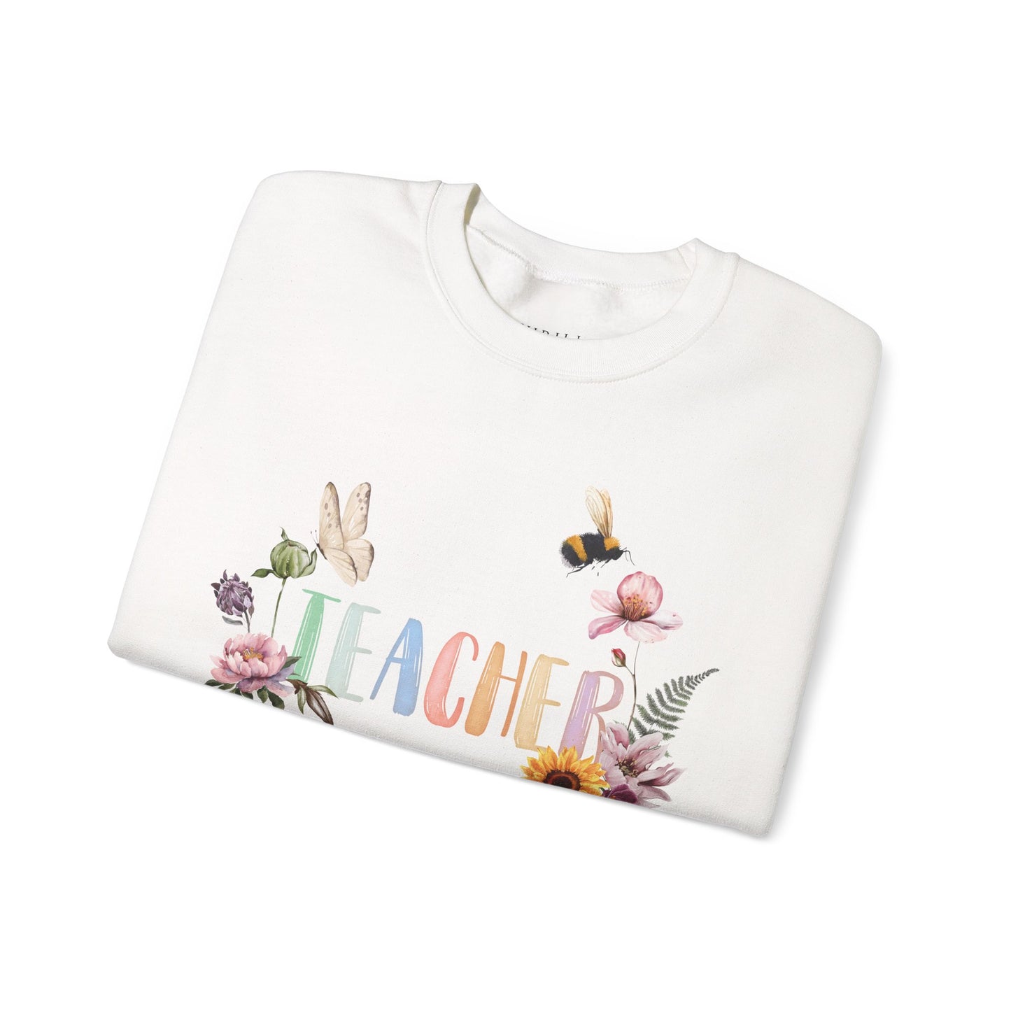 Wildflower Watercolor Teacher Sweatshirt